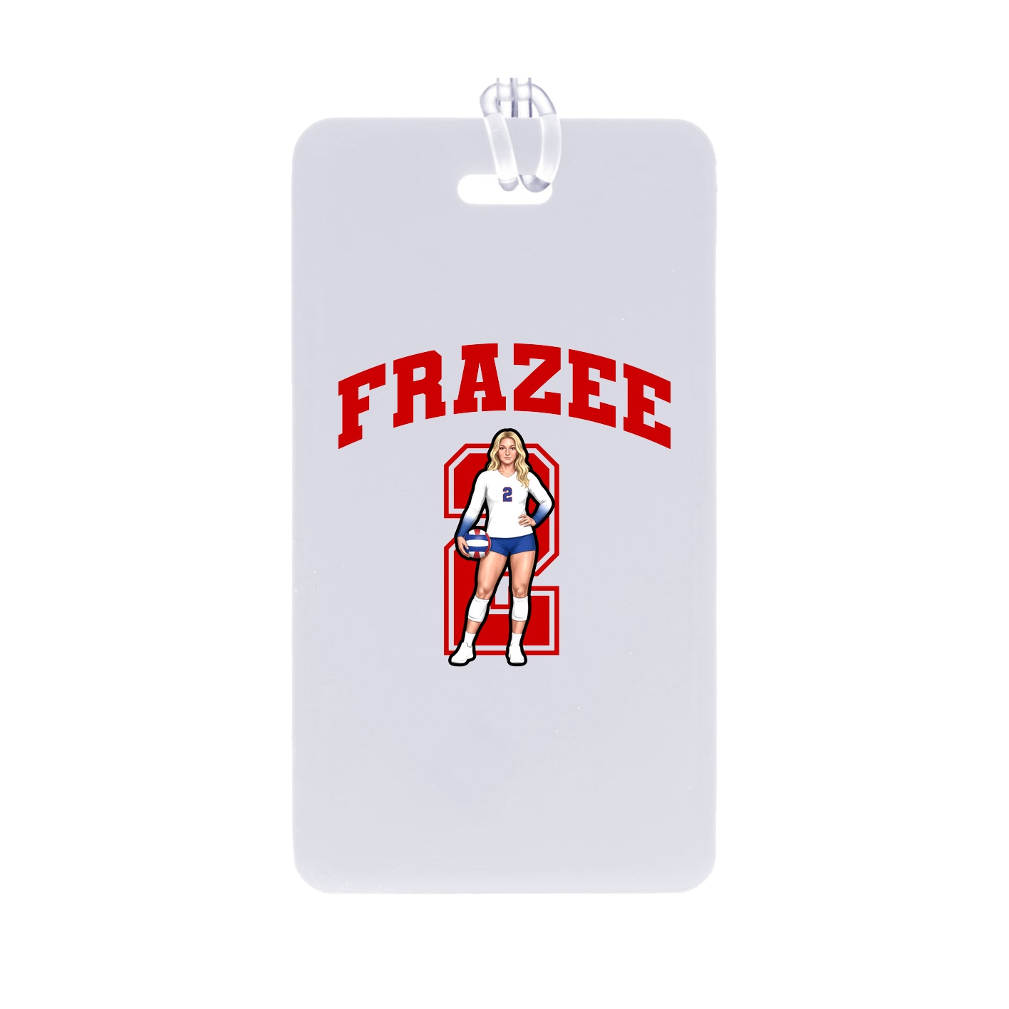 Bag Tag — Number in Classic