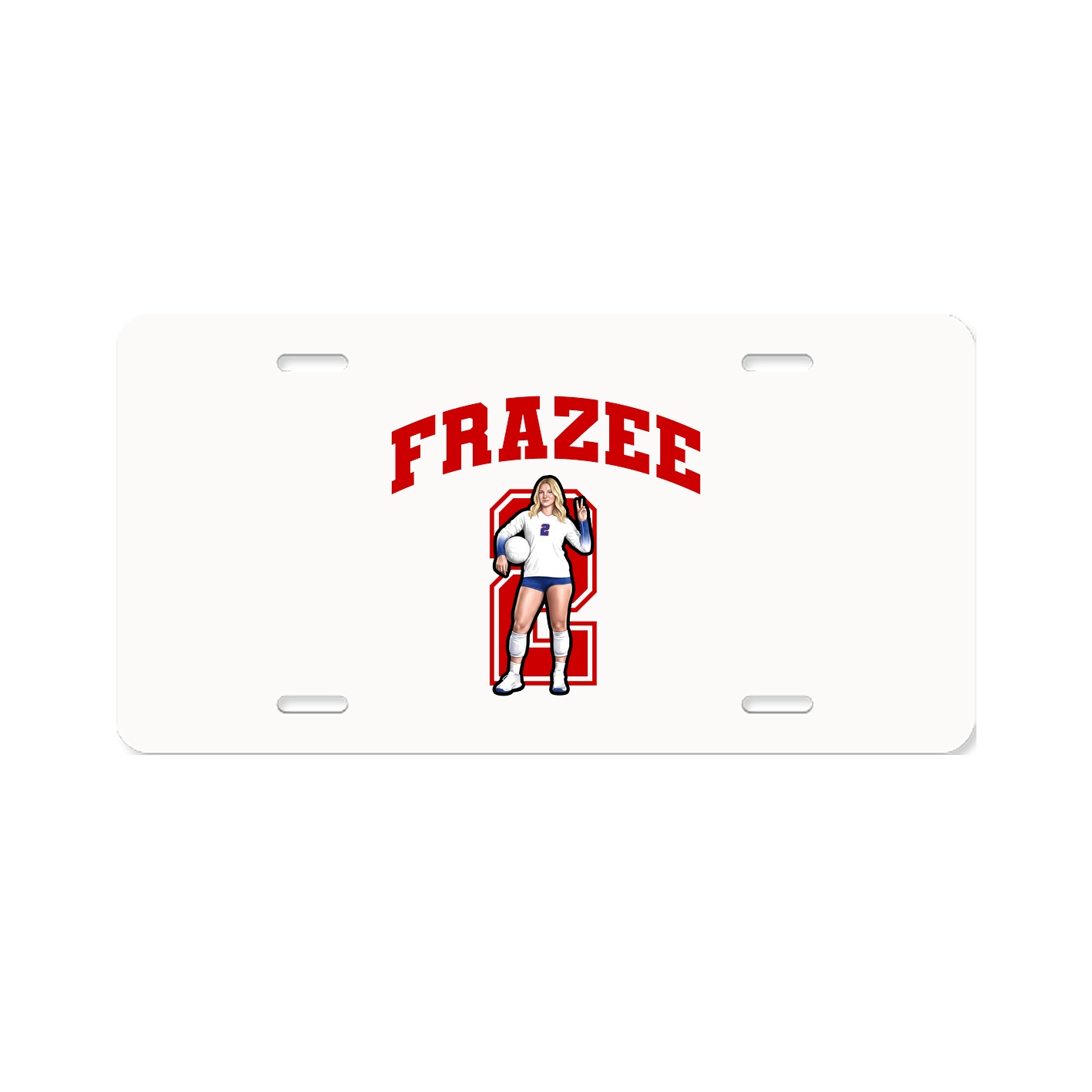 License Plate — Number in Classic