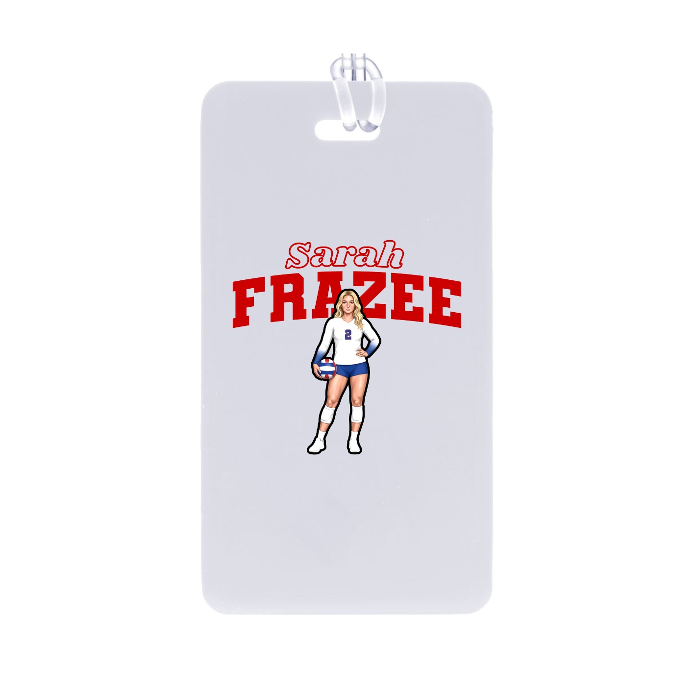 Bag Tag — Name Arch in Classic