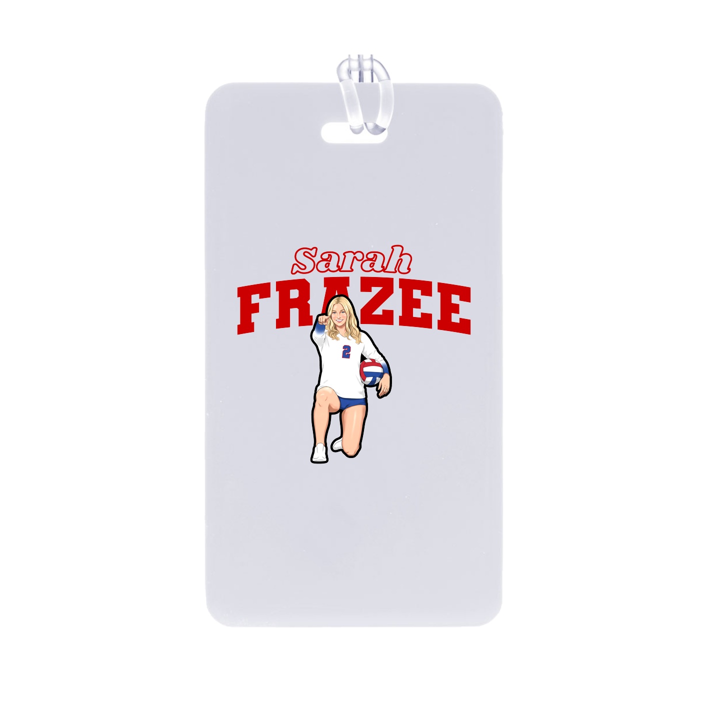 Bag Tag — Name Arch in Classic