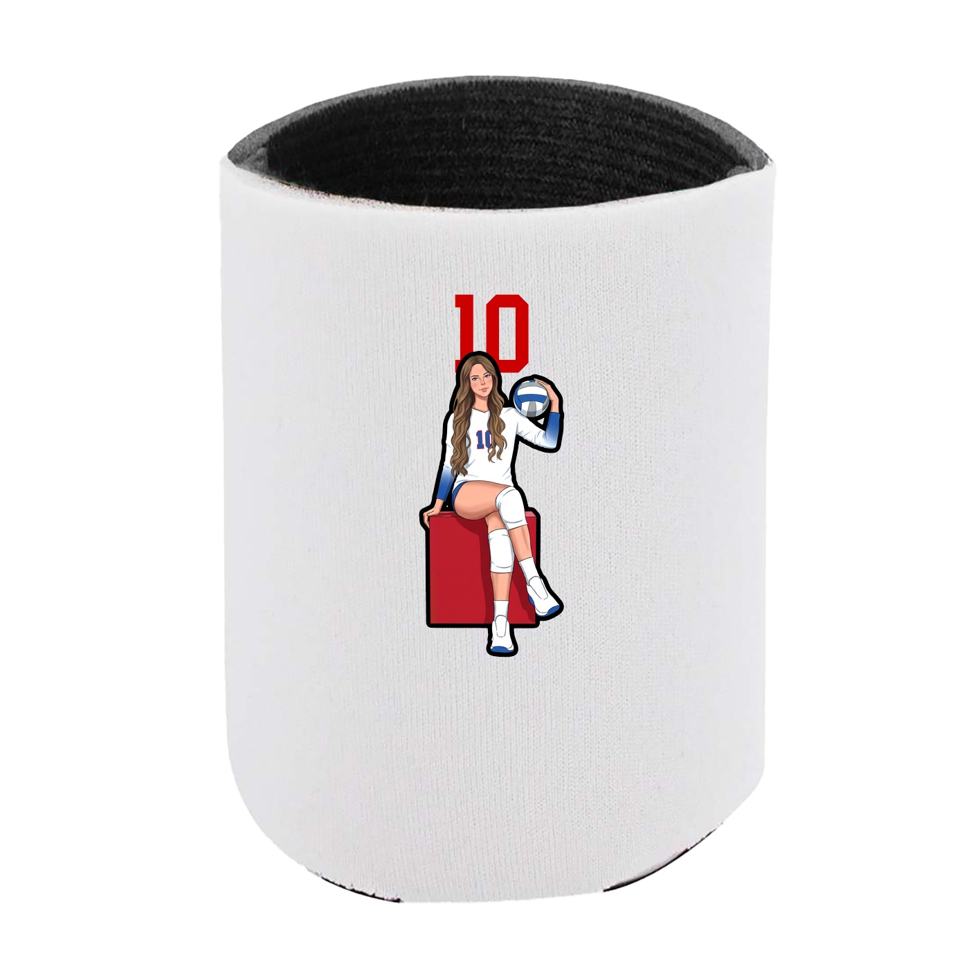 Can Holder — Number Top in White