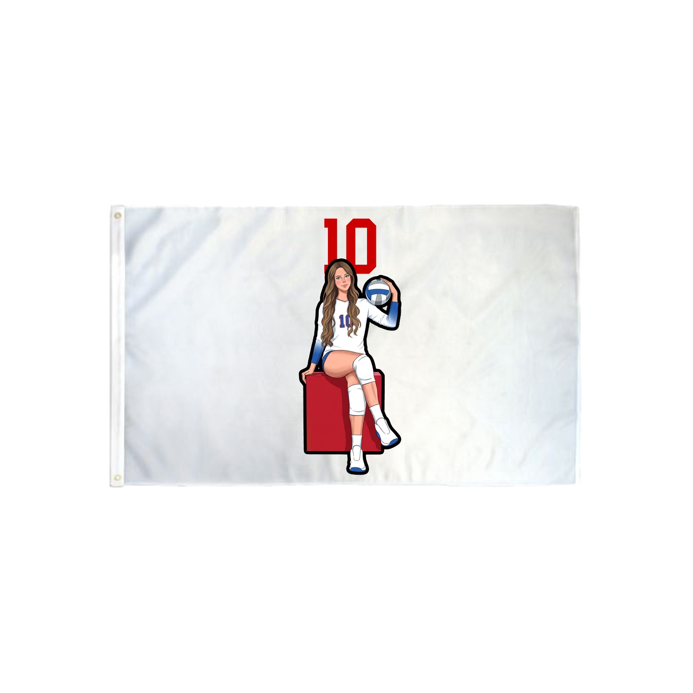 3x5 Flag — Number Top in Classic