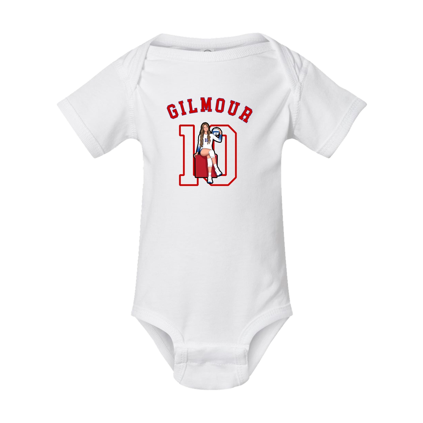 Baby Onesie — Shirsey Arch in White