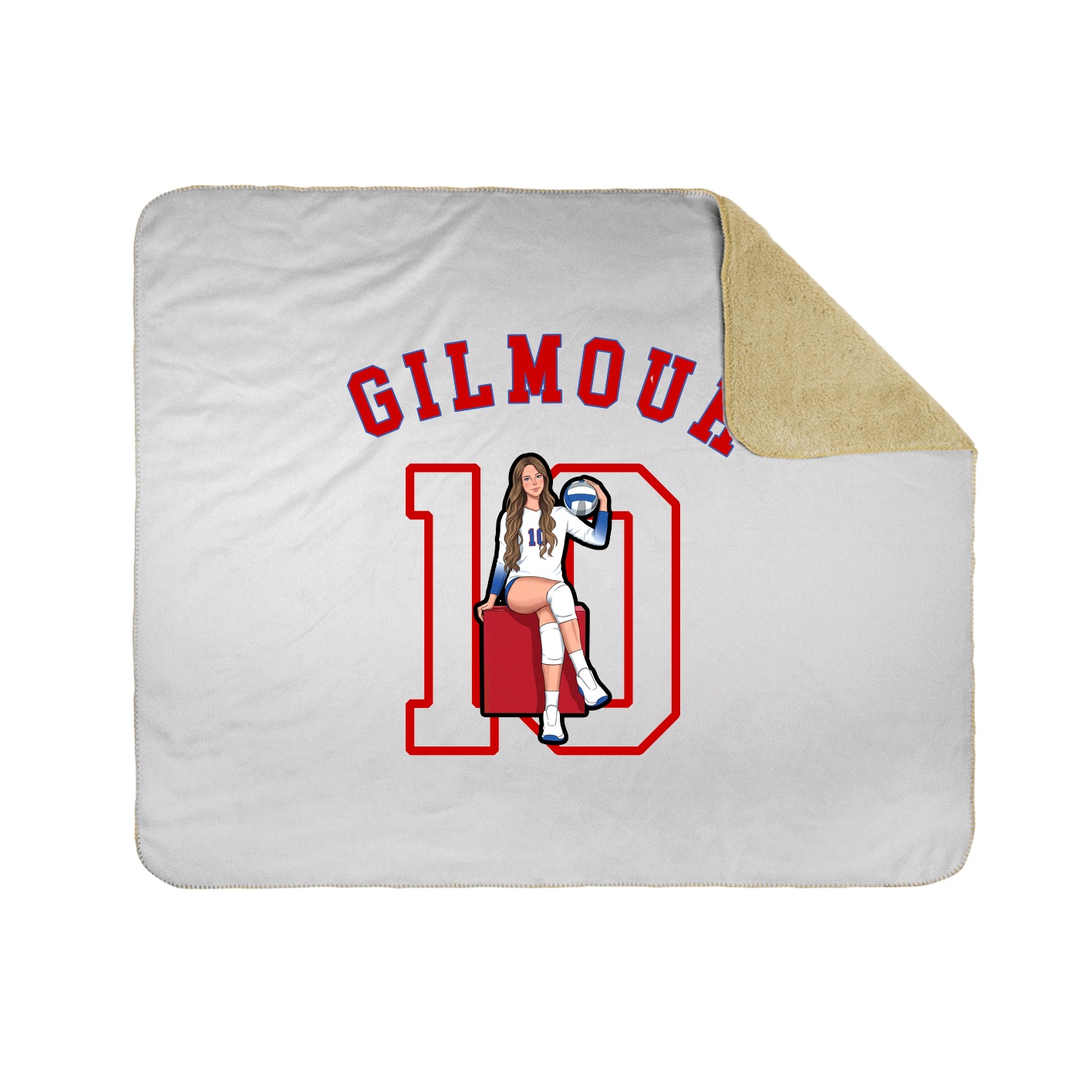 Throw Blanket — Shirsey Arch in White