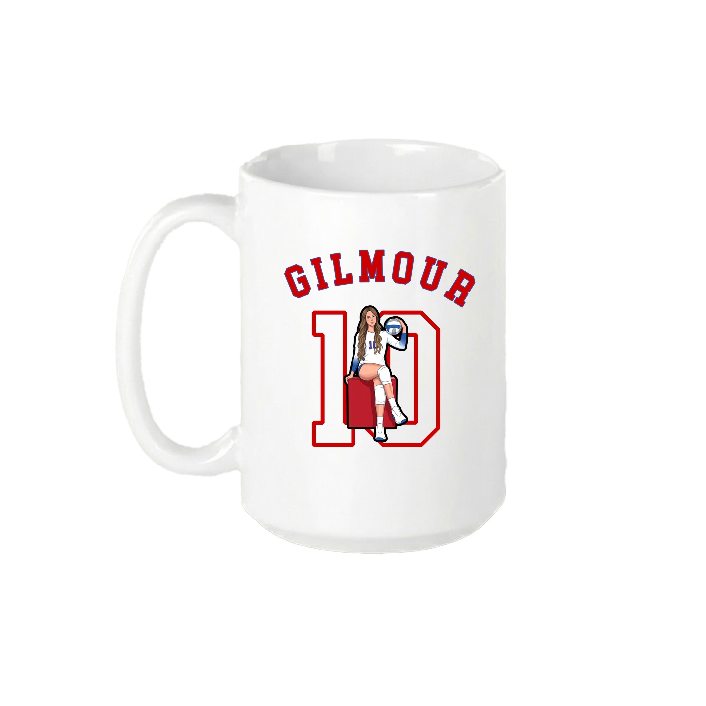 15oz Coffee Mug — Shirsey Arch in White