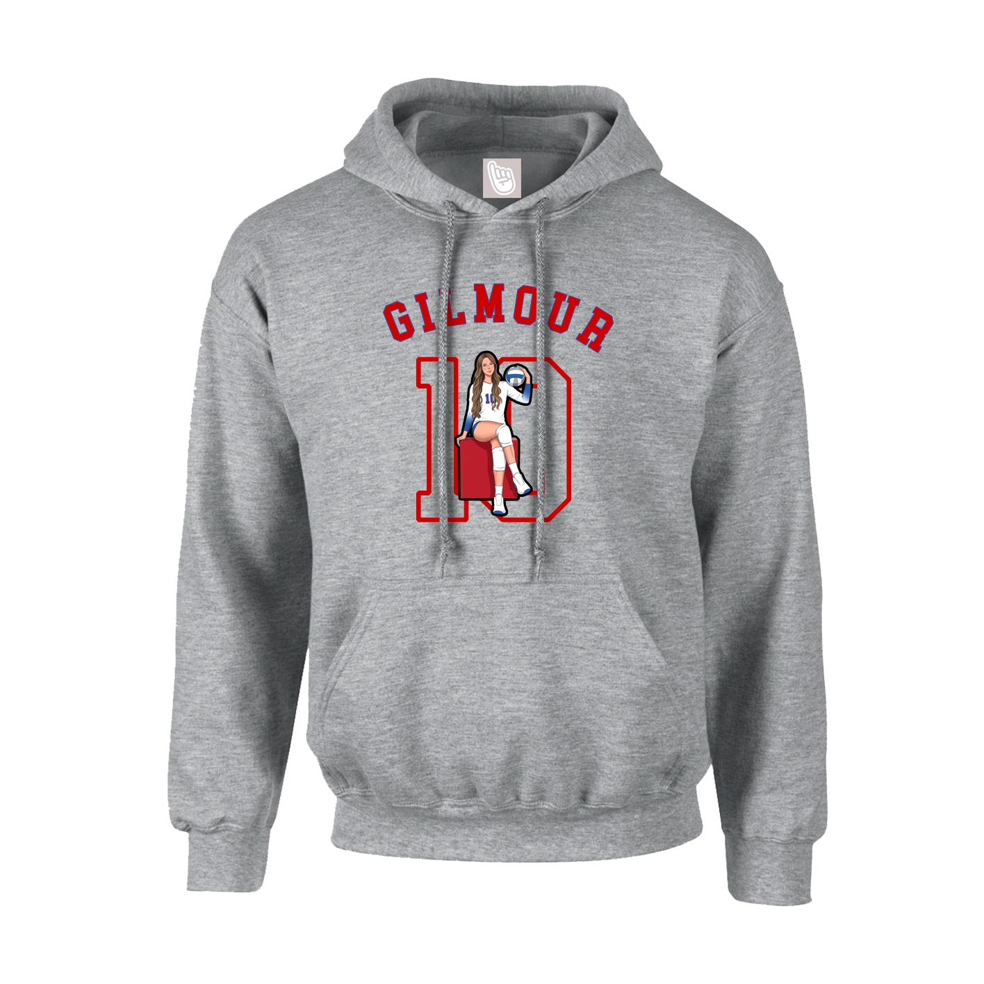 Youth Hoodie — Shirsey Arch in Grey