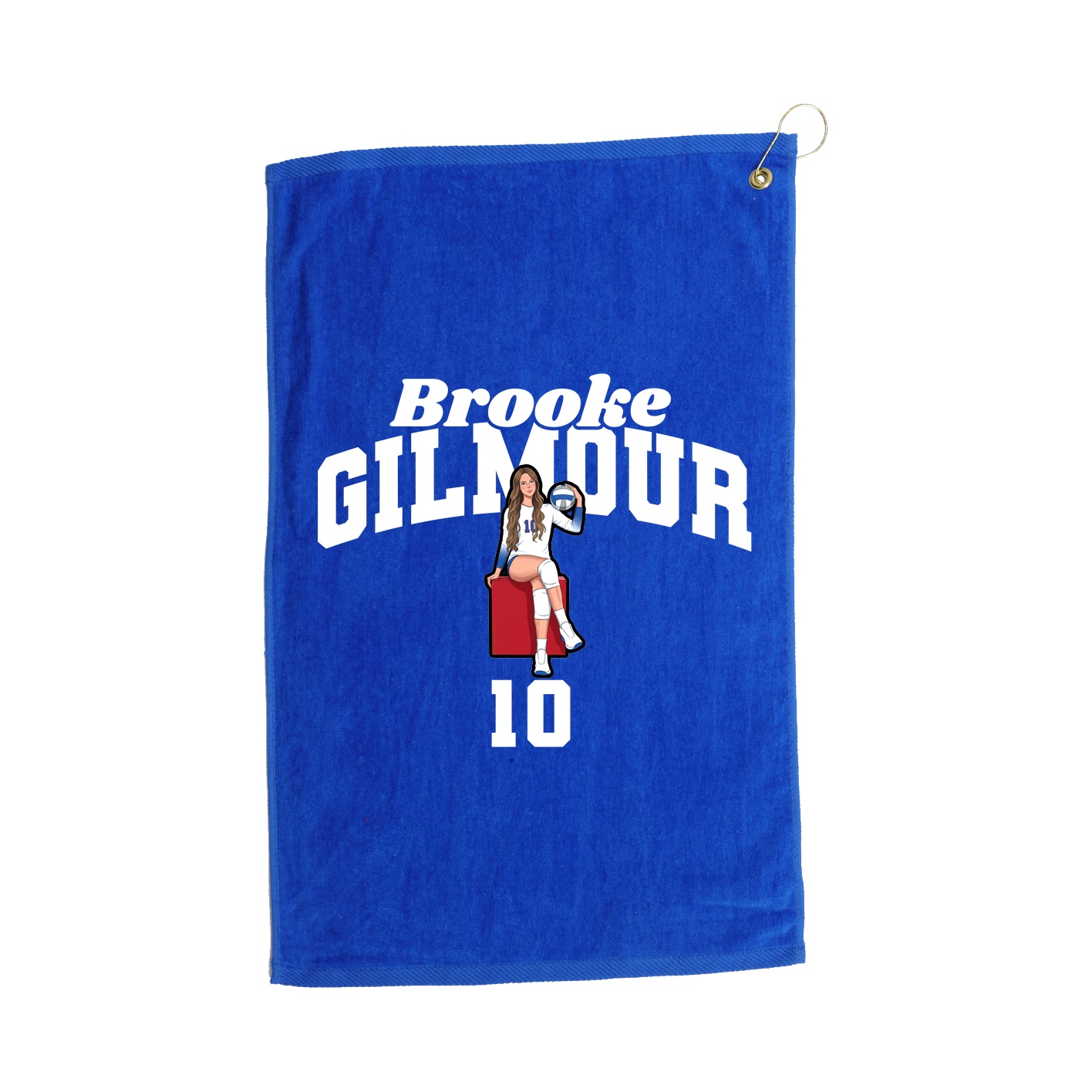Golf Towel — Signature Arch in Royal
