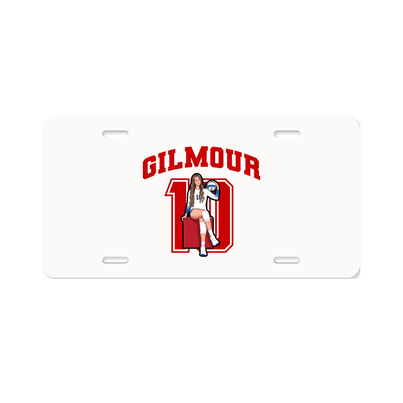 License Plate — Number in Classic