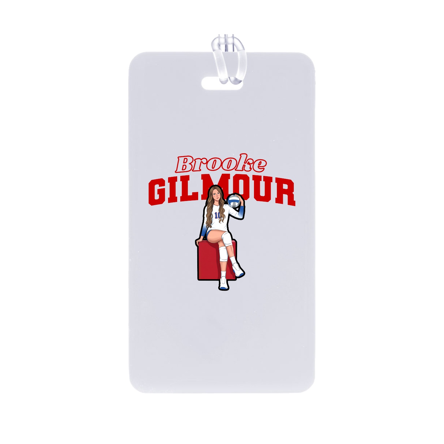 Bag Tag — Name Arch in Classic