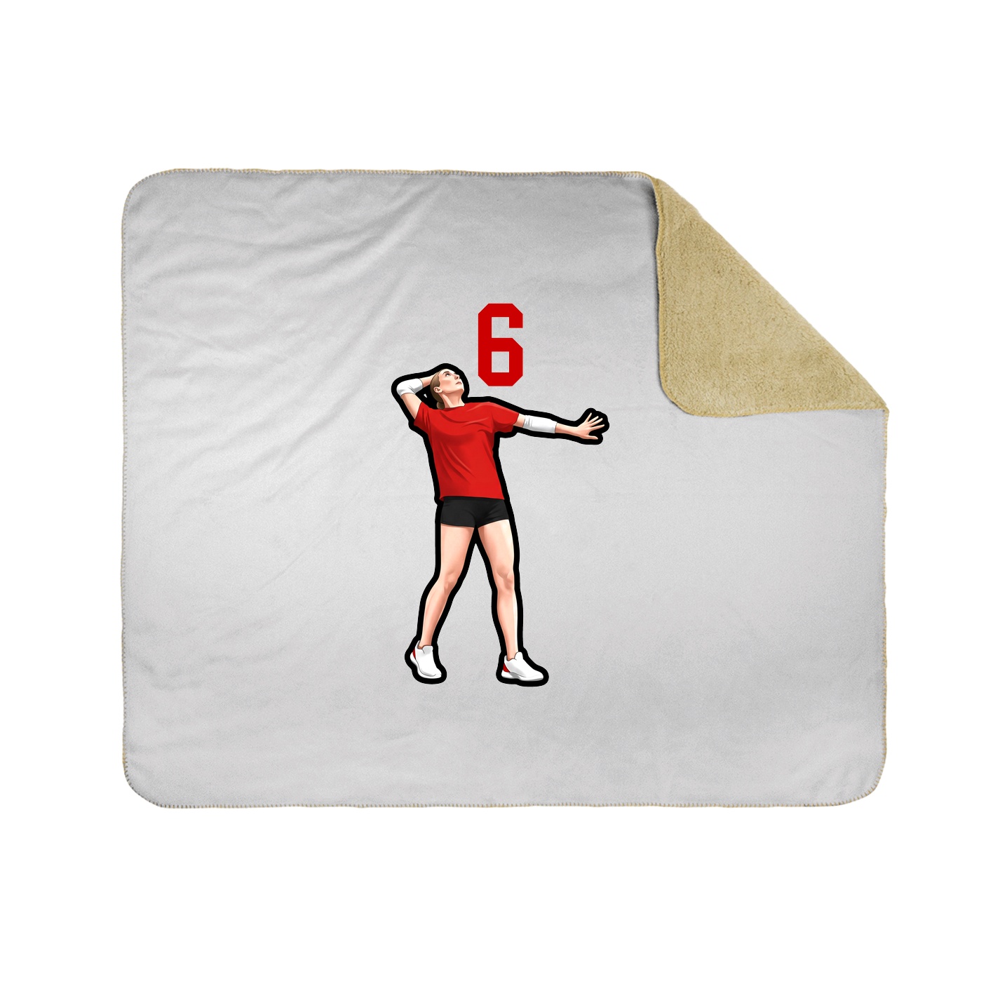 50x60 Sherpa Lined Throw Blanket