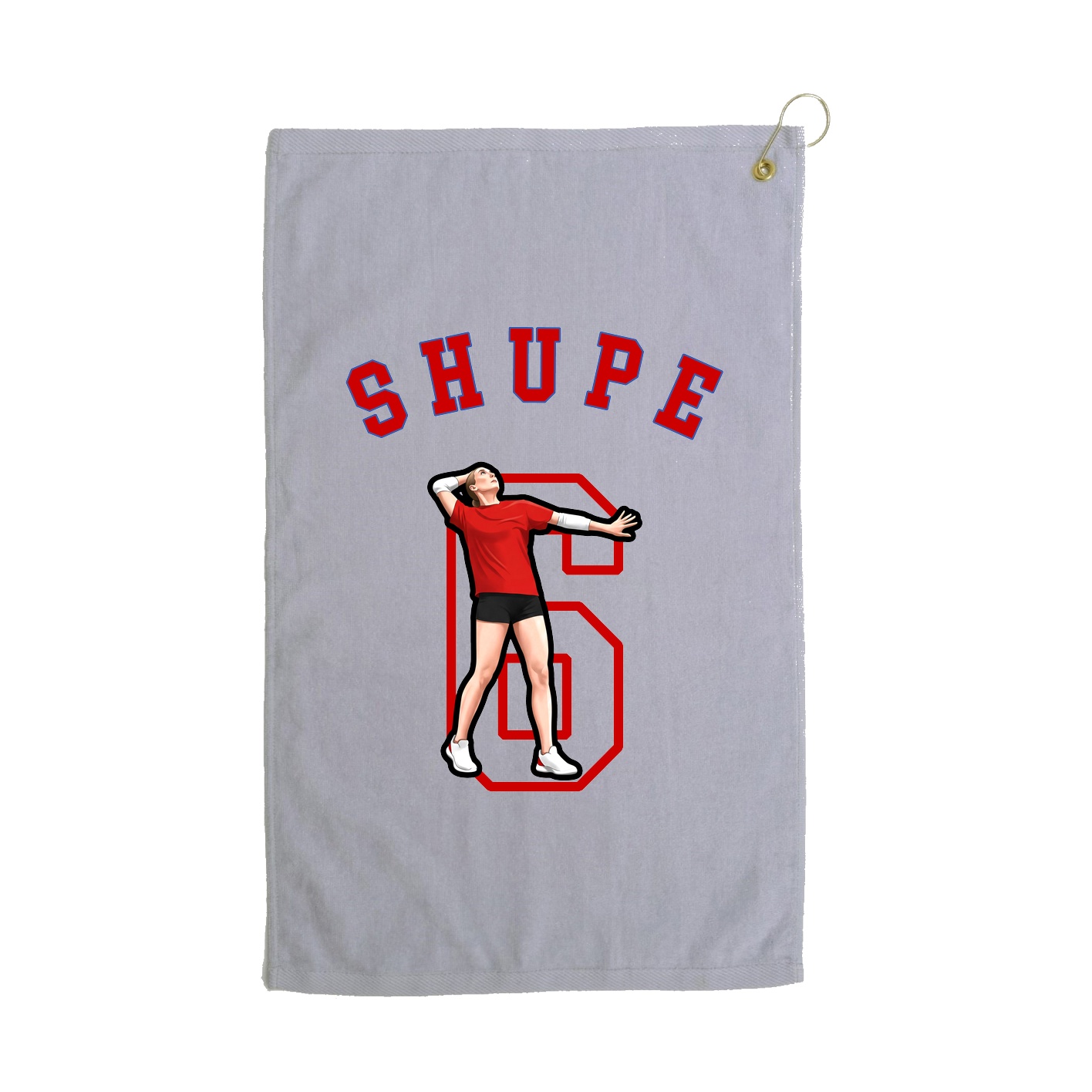 Golf Towel — Shirsey Arch in Grey