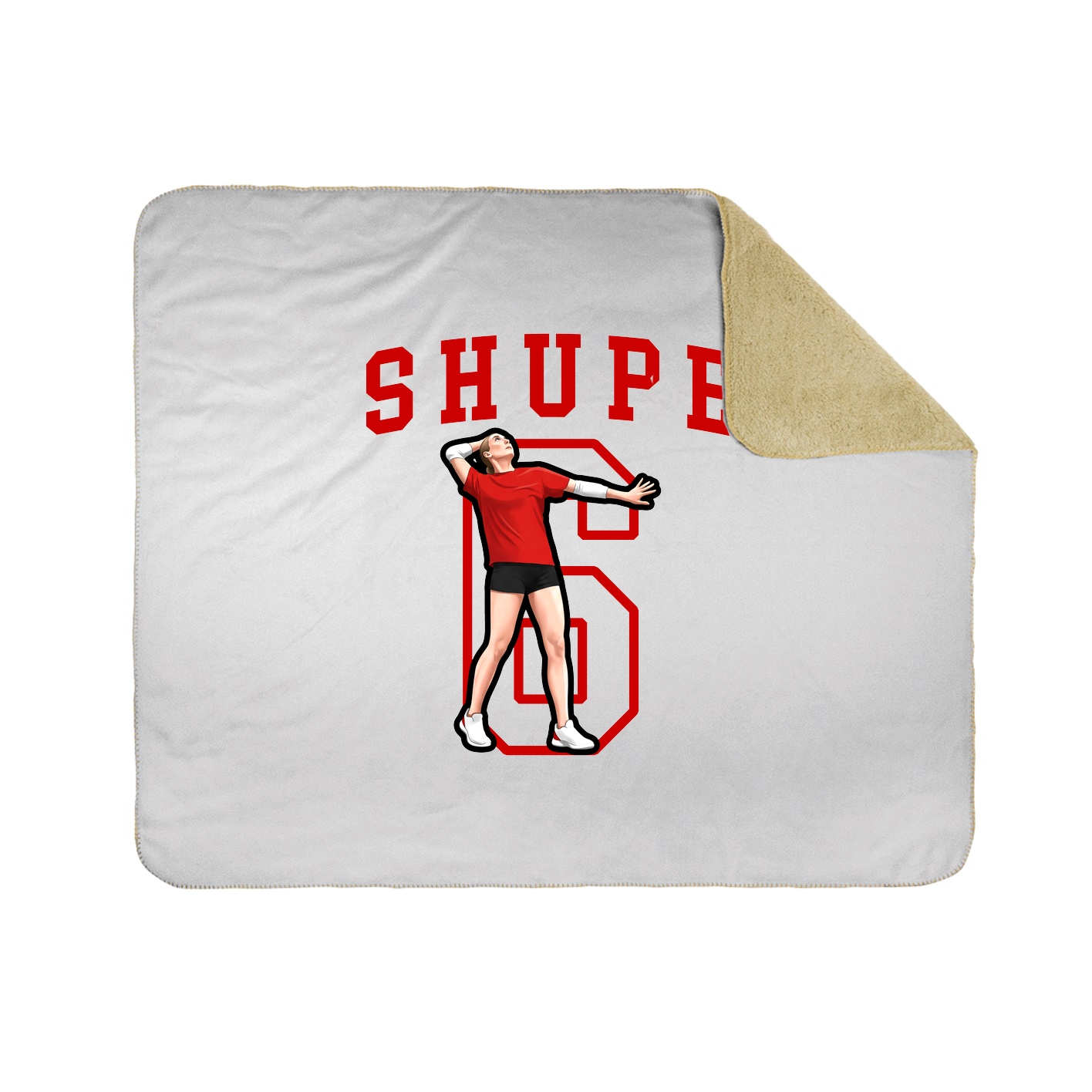 50x60 Sherpa Lined Throw Blanket