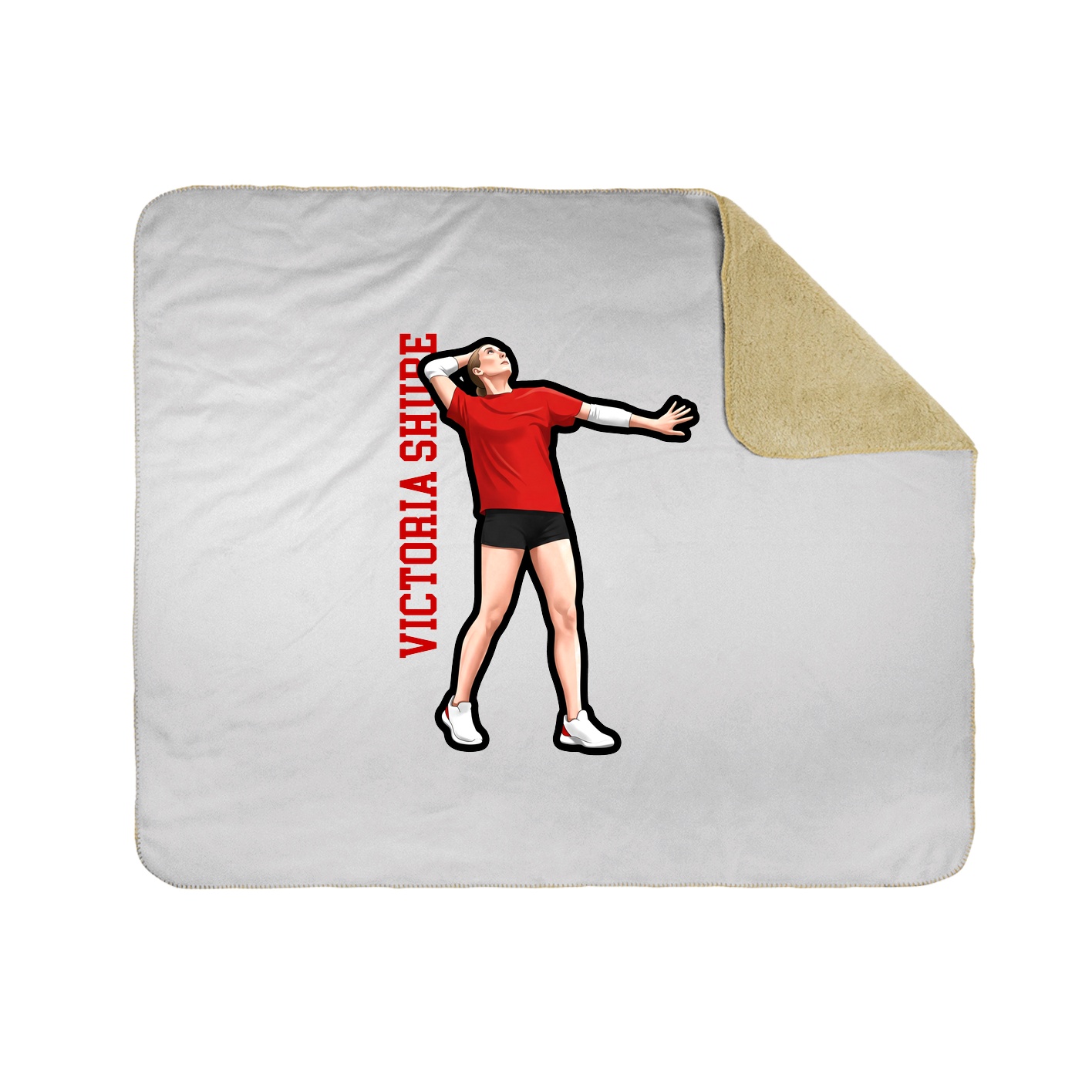 50x60 Sherpa Lined Throw Blanket