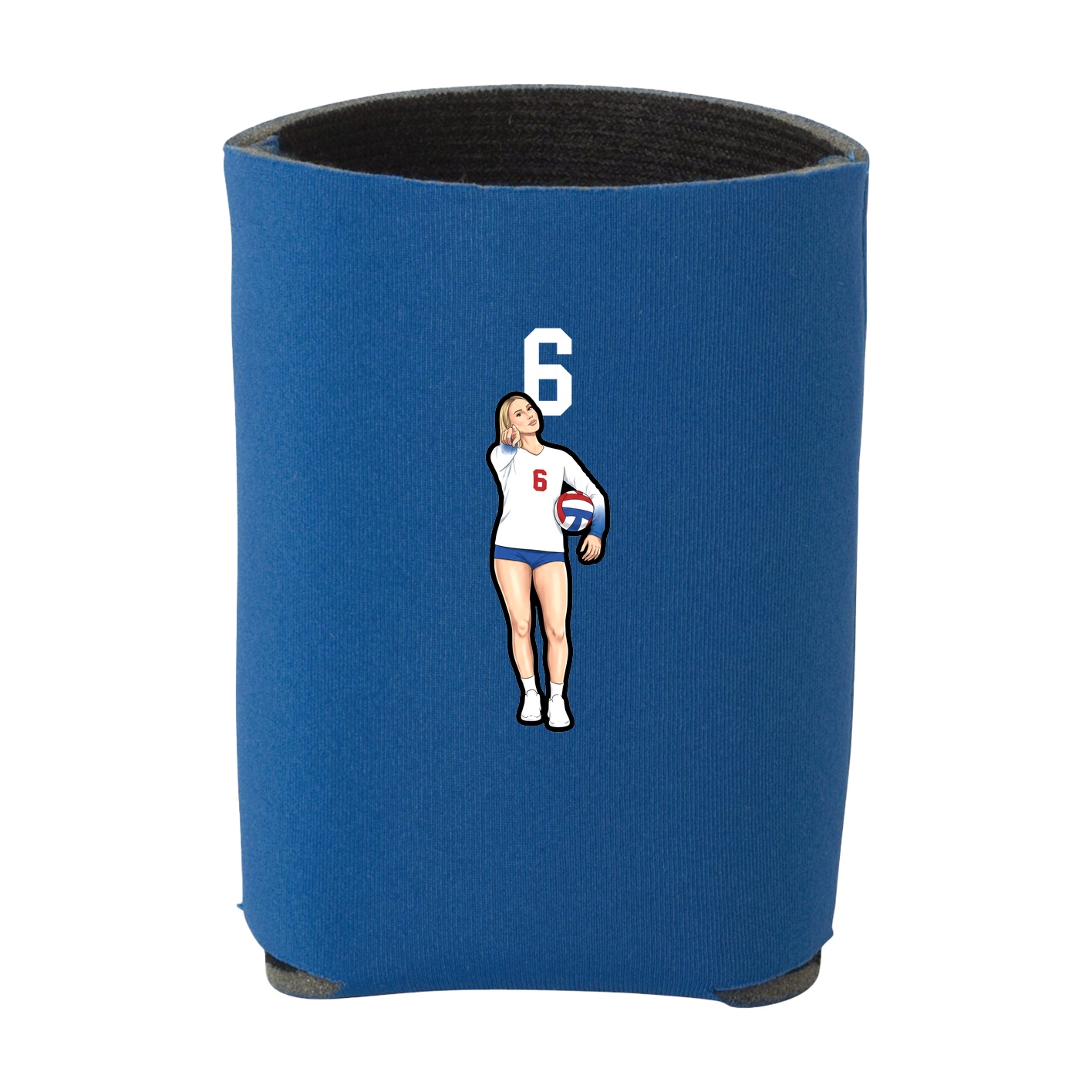 Can Holder — Number Top in Royal