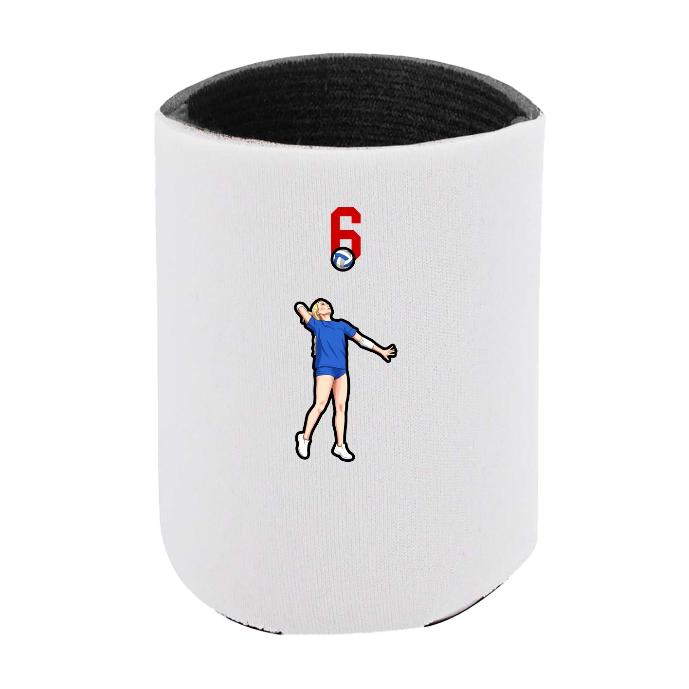 Can Holder — Number Top in White