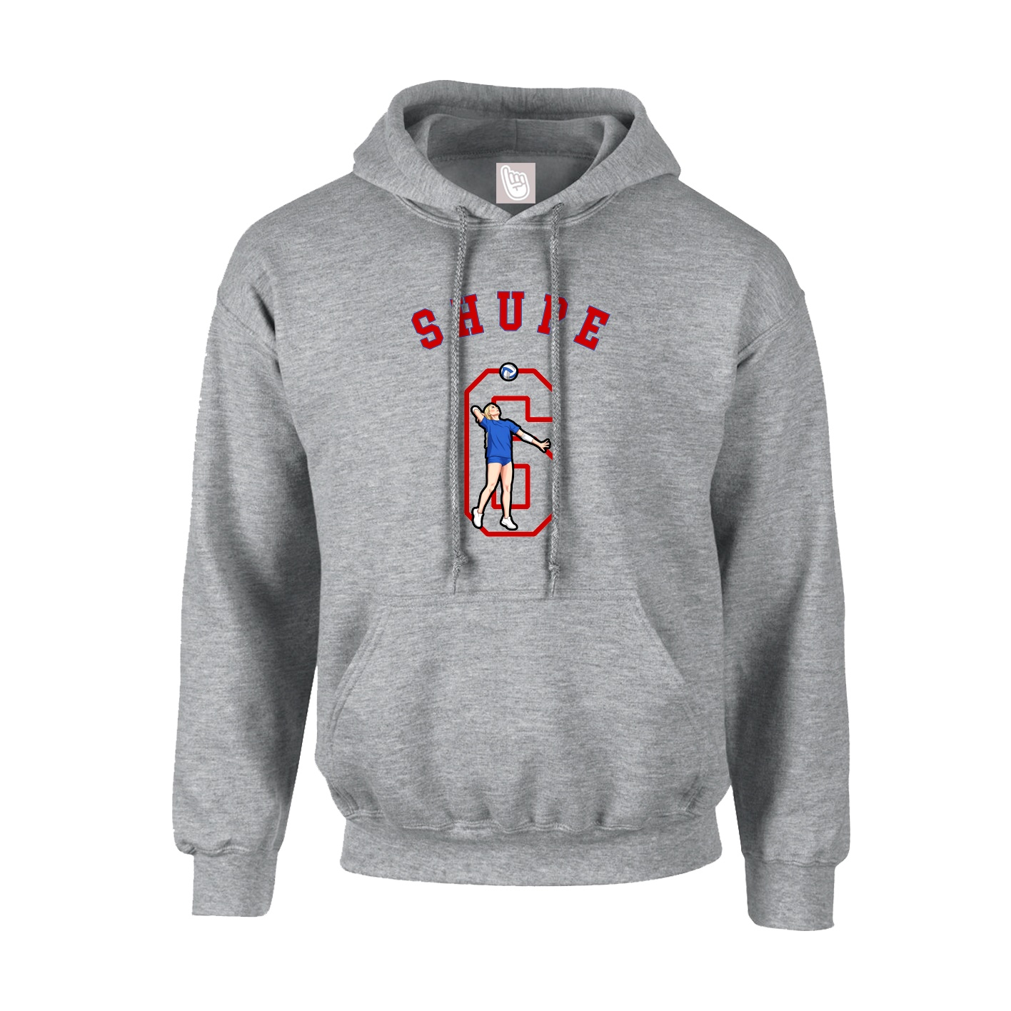 Youth Hoodie — Shirsey Arch in Grey