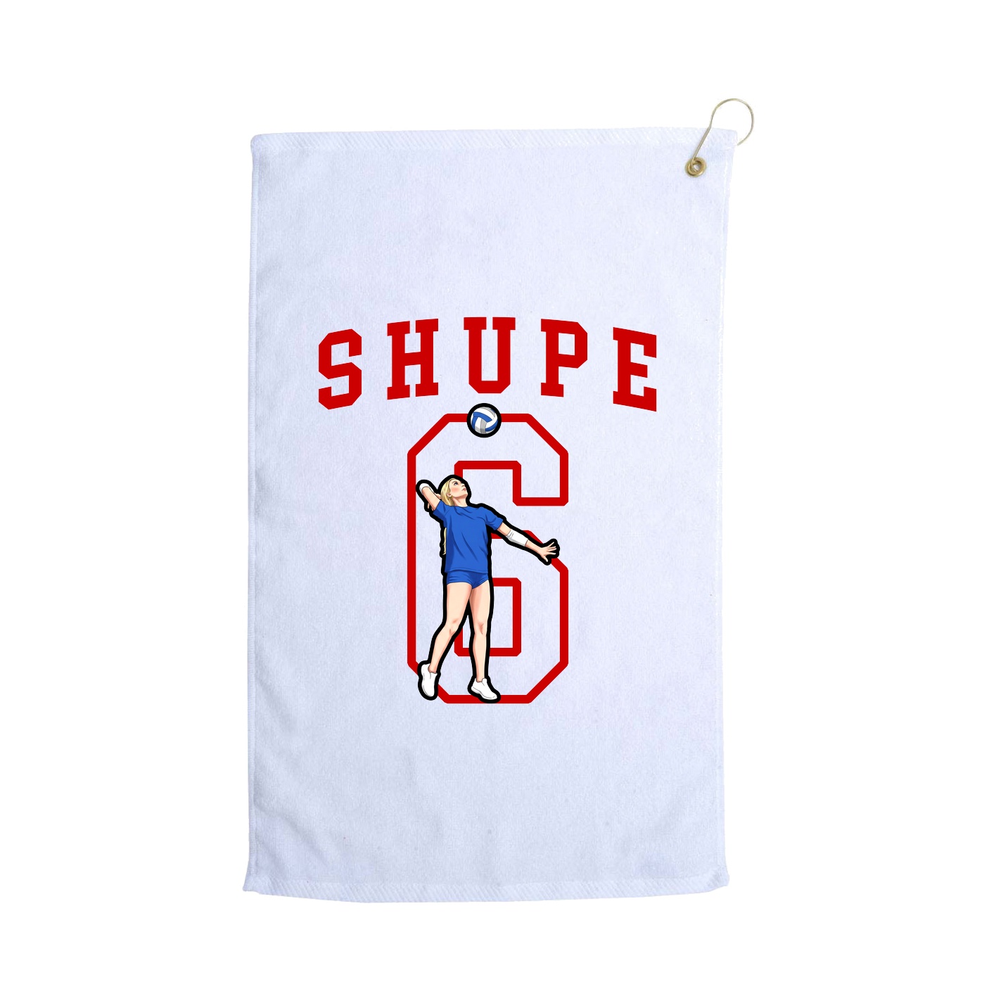 Golf Towel — Shirsey in White