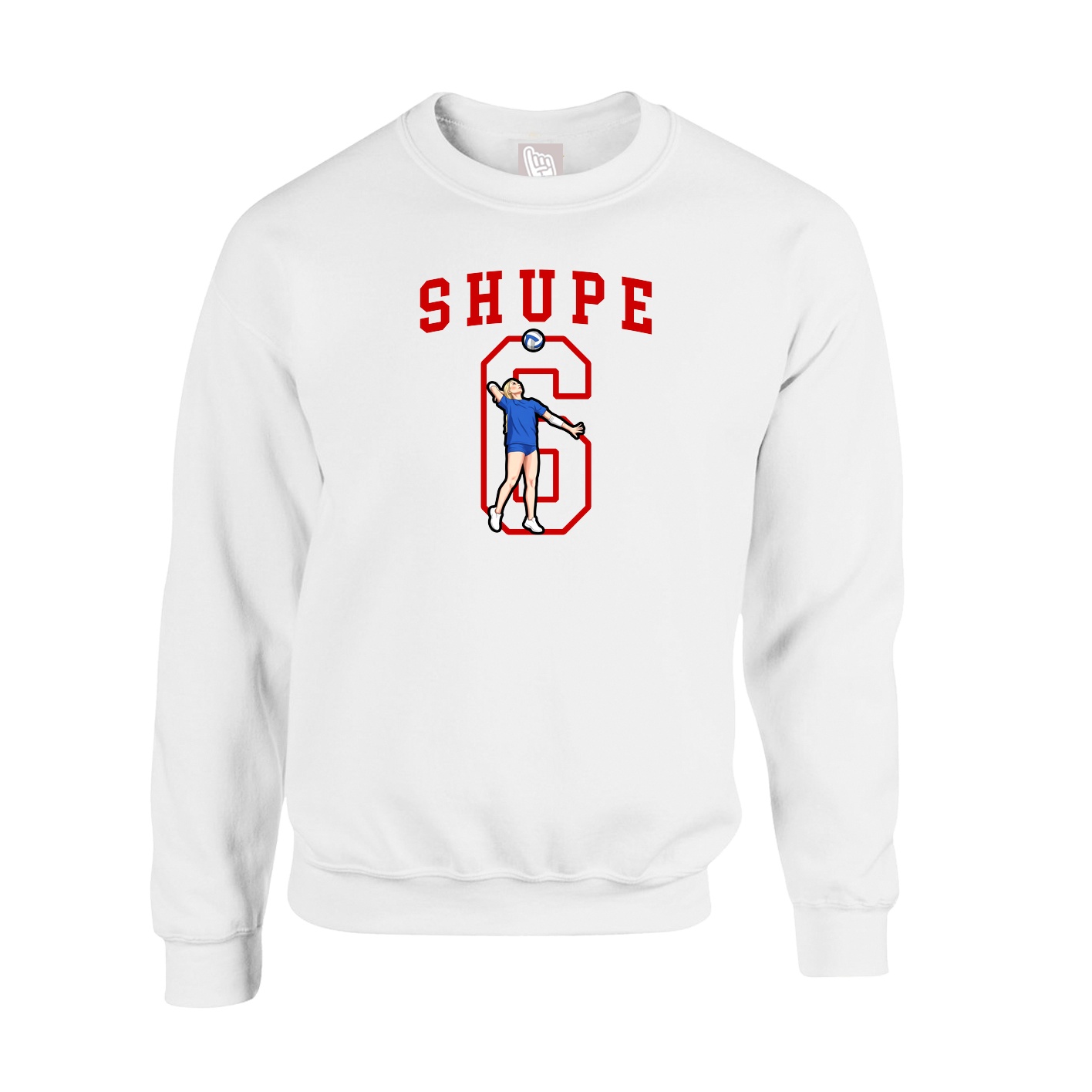 Fleece Crew — Shirsey in White