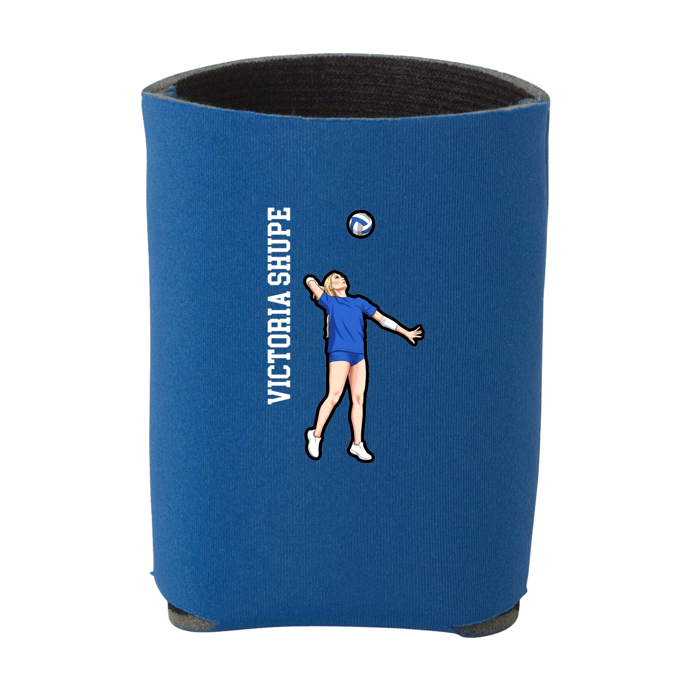 Can Holder — Name Vertical in Royal