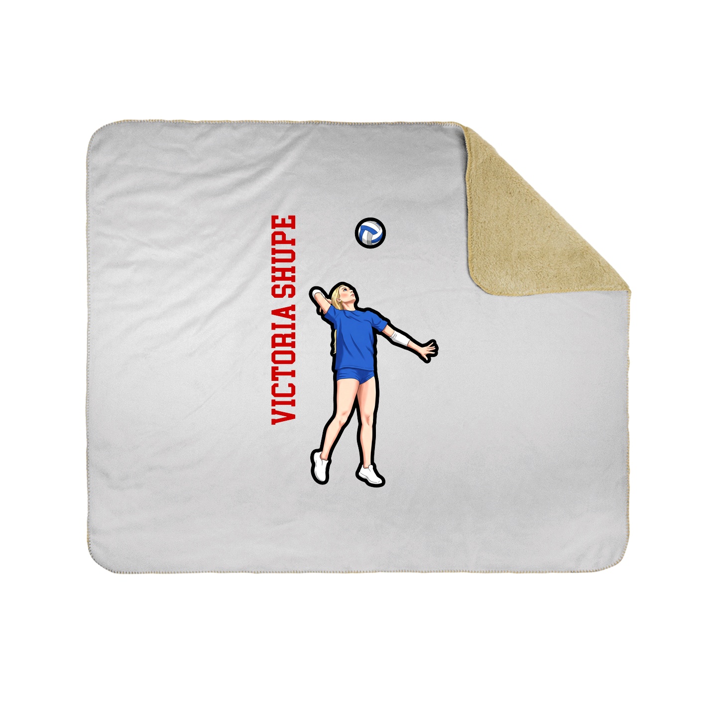 50x60 Sherpa Lined Throw Blanket