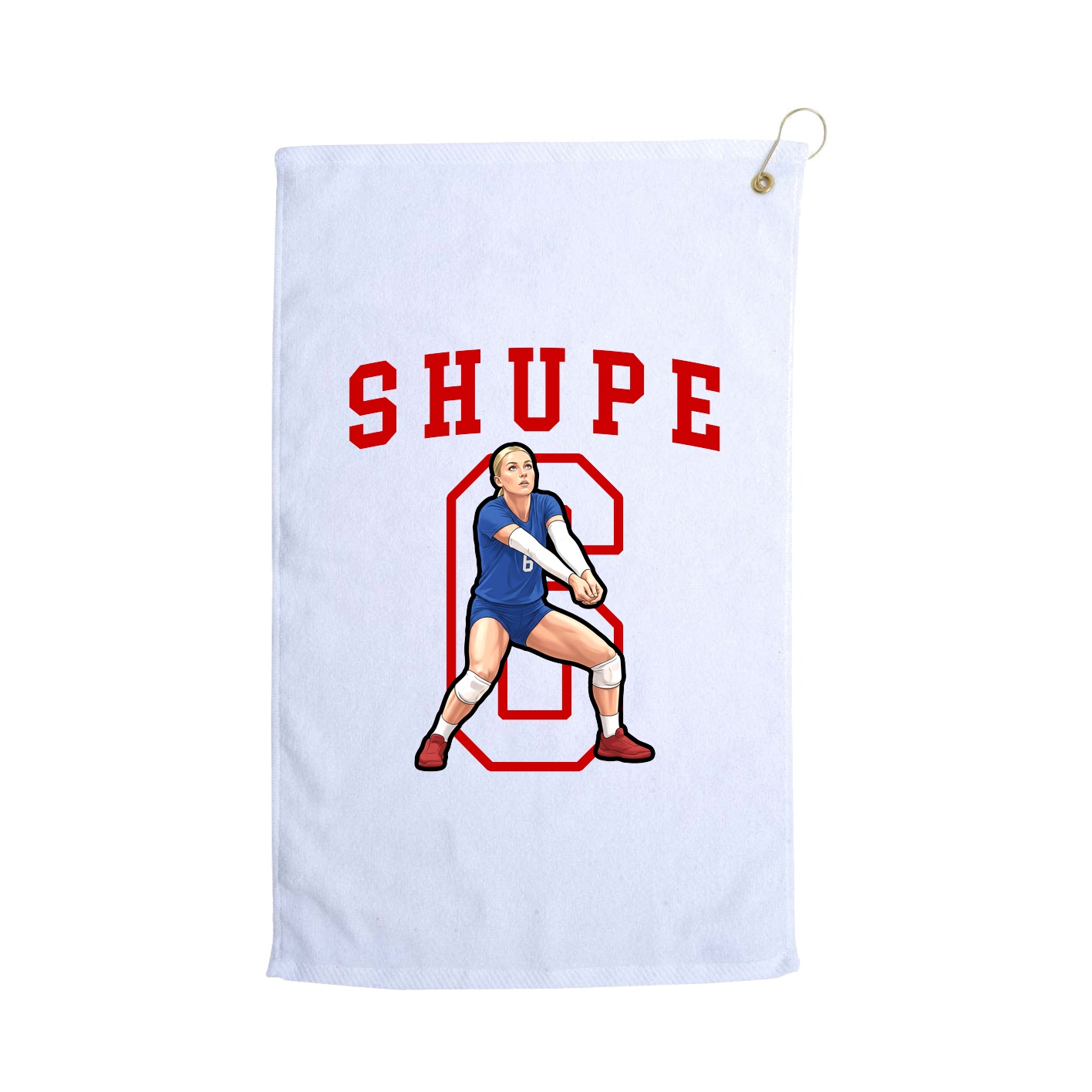 Golf Towel — Shirsey in White