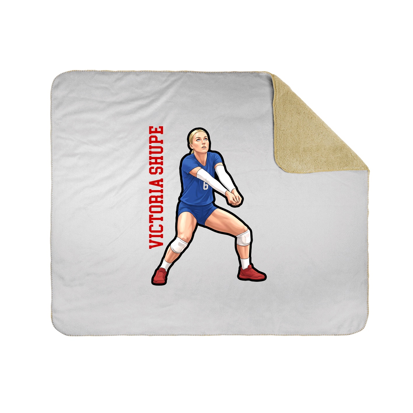 50x60 Sherpa Lined Throw Blanket