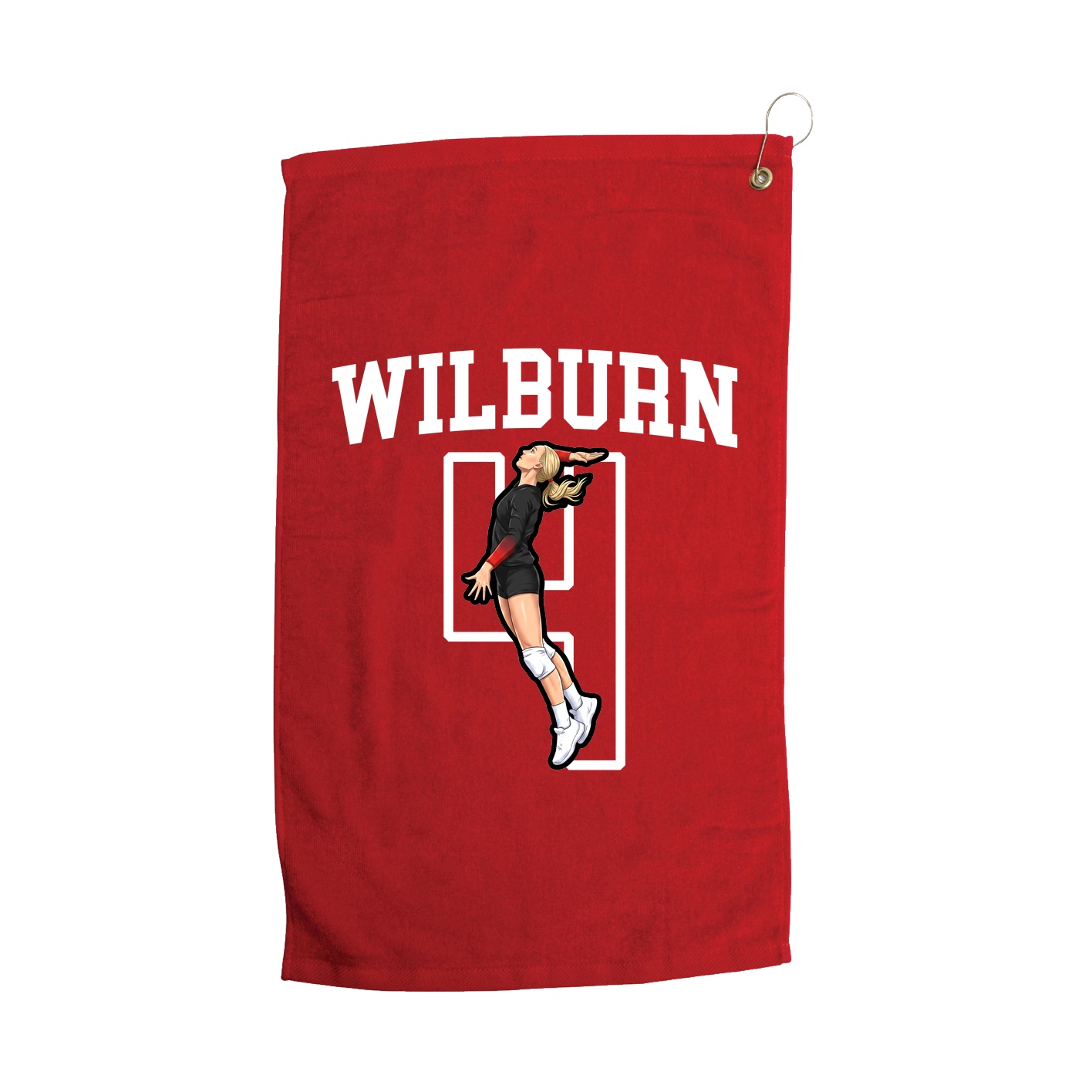 Golf Towel — Shirsey in Red