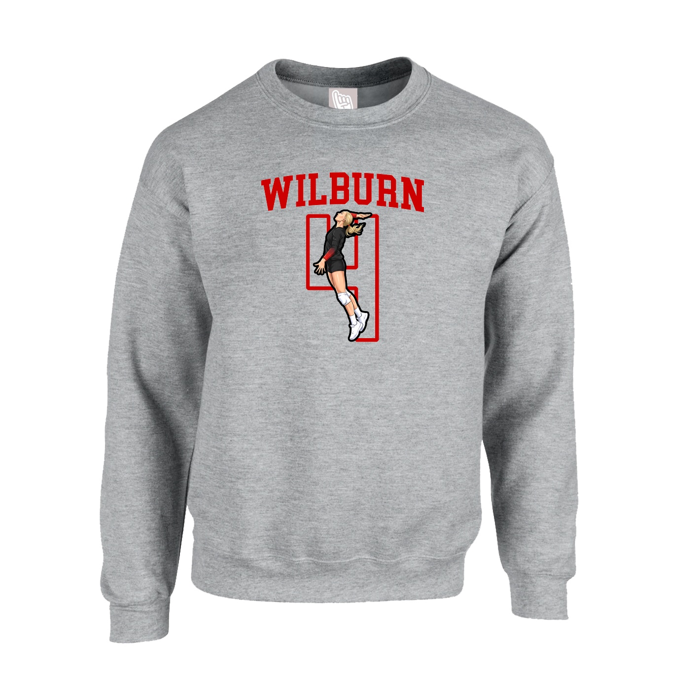 Fleece Crew — Shirsey in Grey