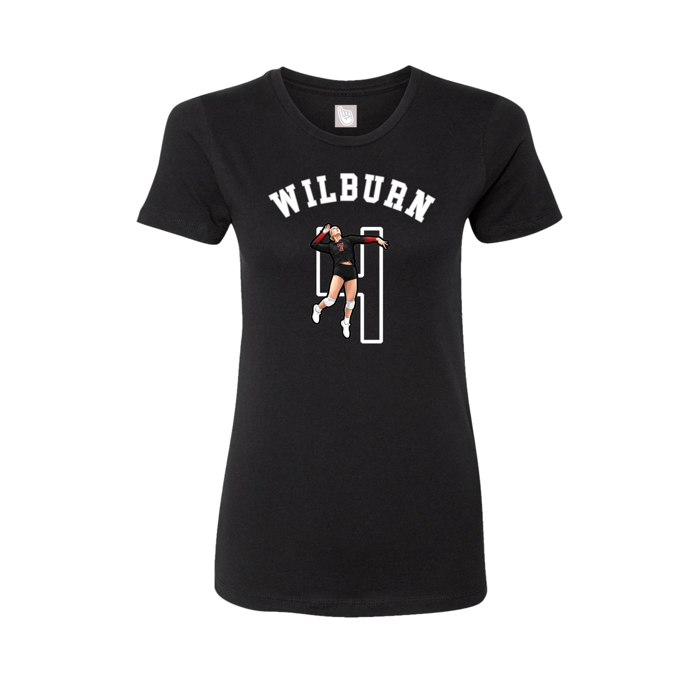 Womens Tee — Shirsey Arch in Black