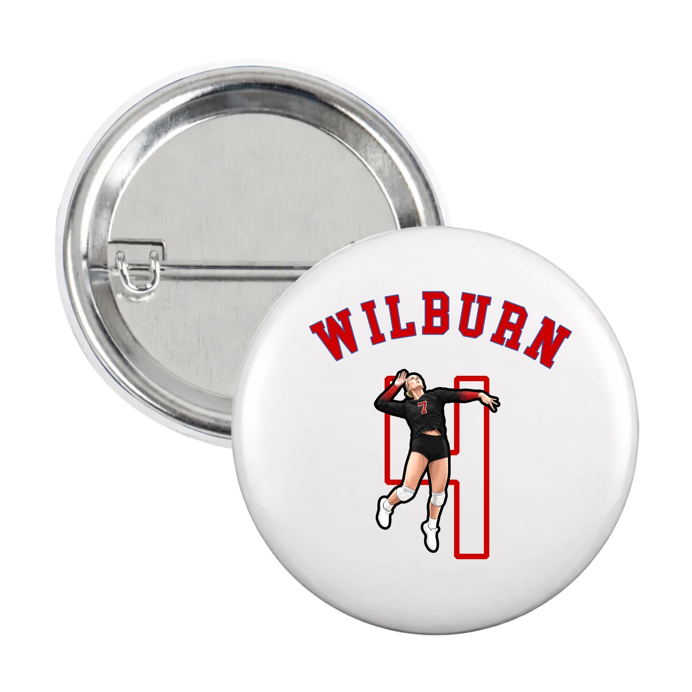 Game Day Button — Shirsey Arch in White