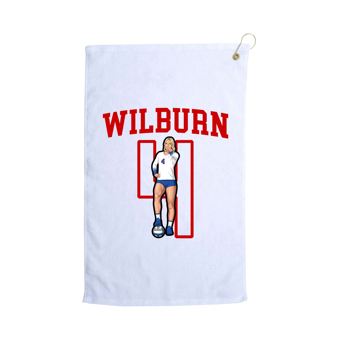 Golf Towel — Shirsey in White