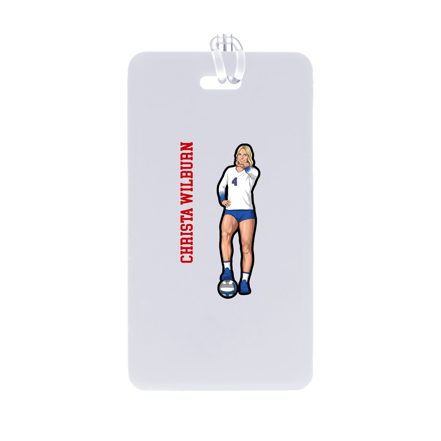 Bag Tag — Name Vertical in Classic