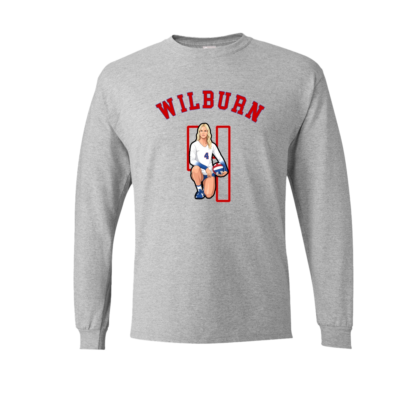 Long Sleeve Tee — Shirsey Arch in Grey