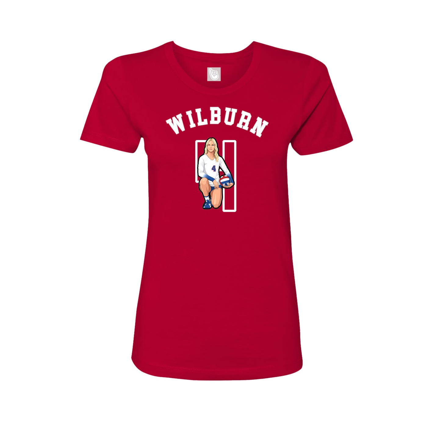 Womens Tee — Shirsey Arch in Red
