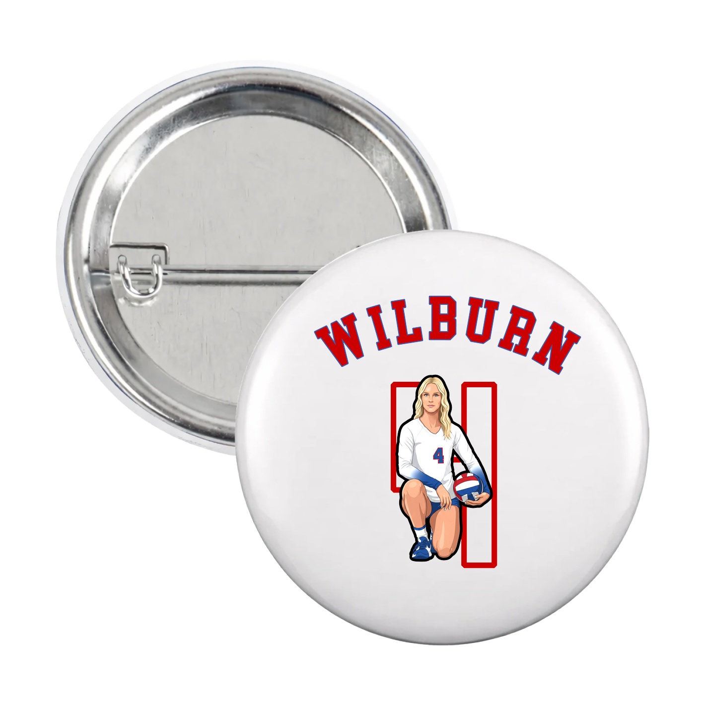 Game Day Button — Shirsey Arch in White