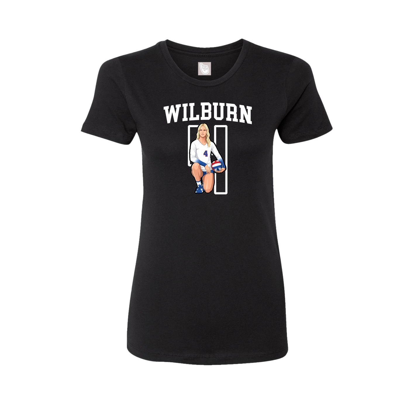 Fitted Women's Tee — Shirsey in Black