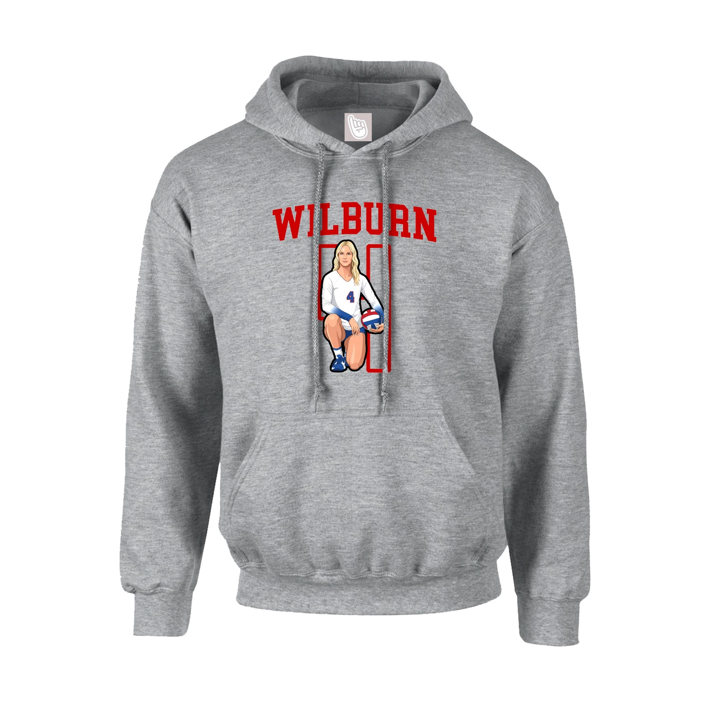 Hoodie — Shirsey in Grey