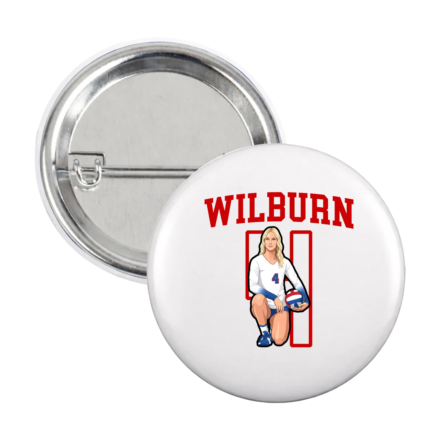 Game Day Button — Shirsey in White