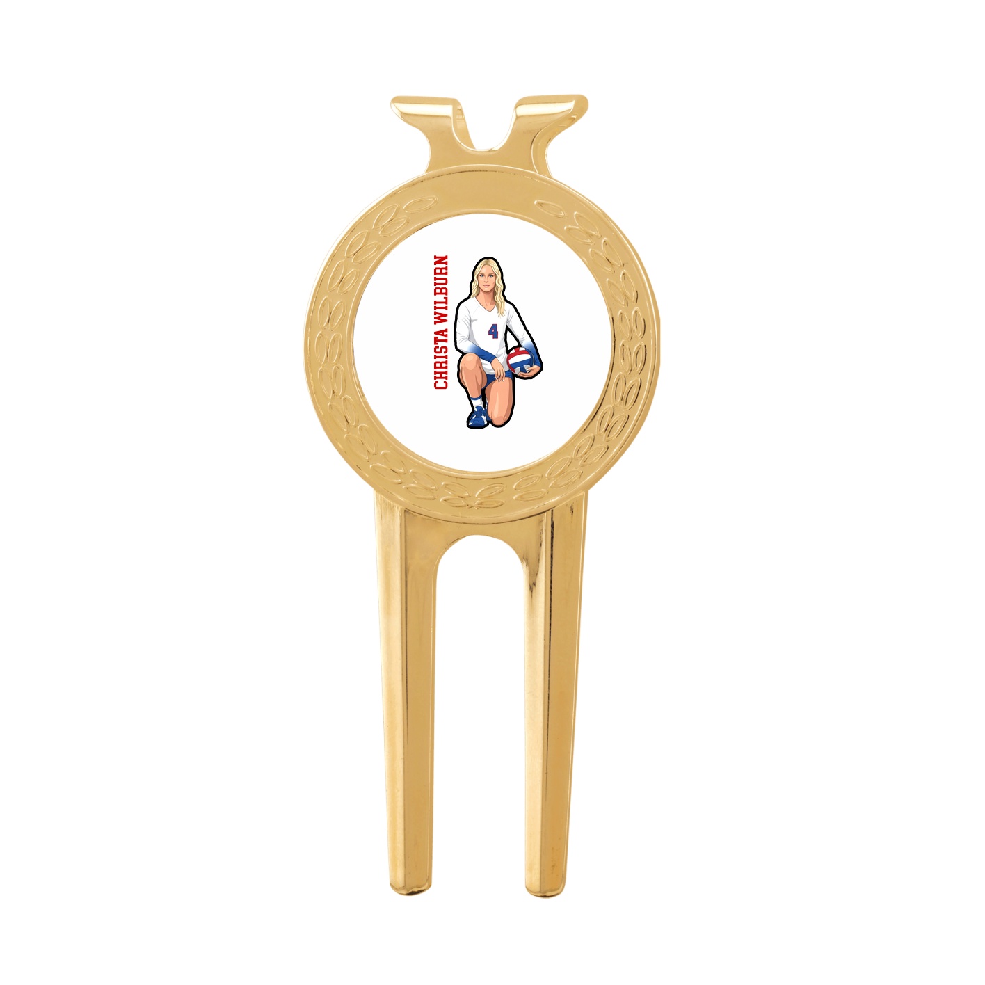 Divot Tool with Ball Marker — Name Vertical in Classic