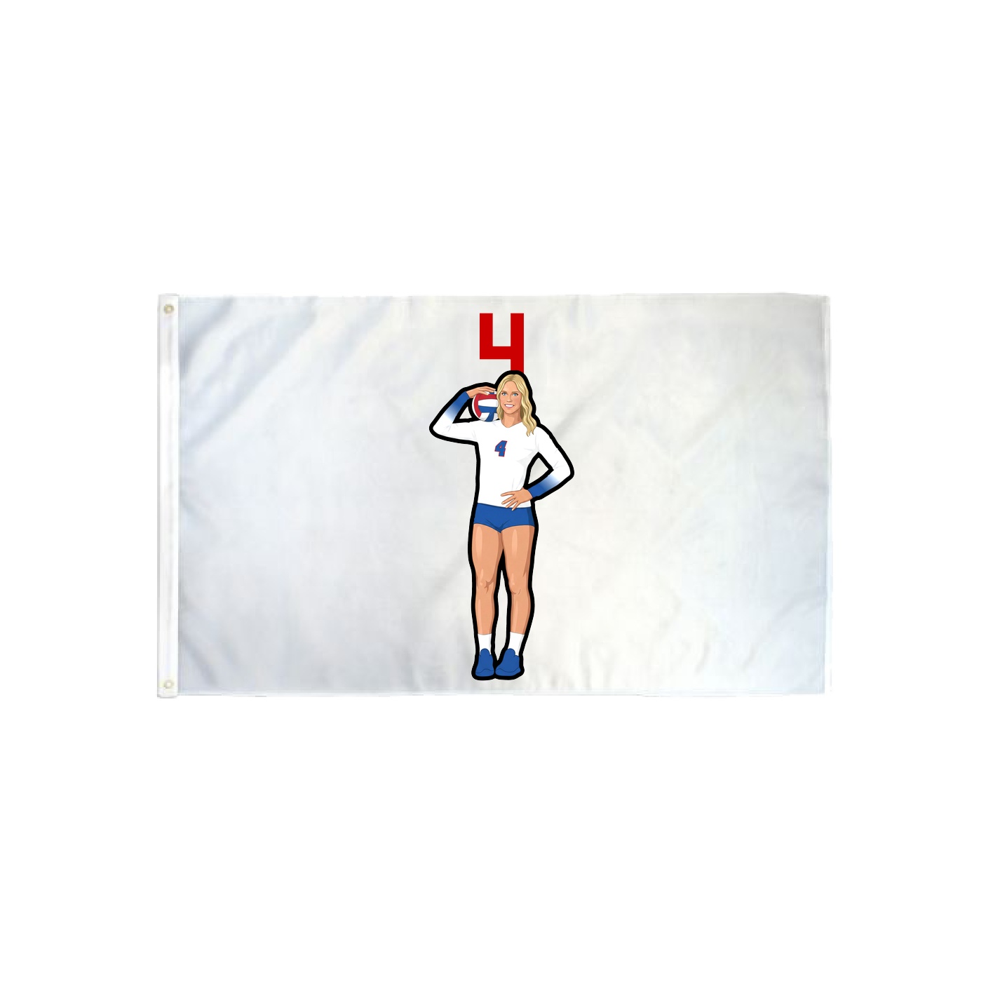 3x5 Flag — Number Top in Classic