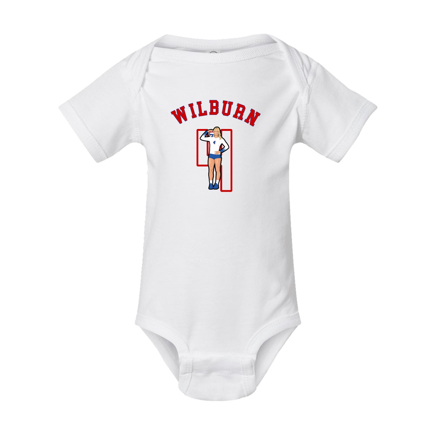 Baby Onesie — Shirsey Arch in White