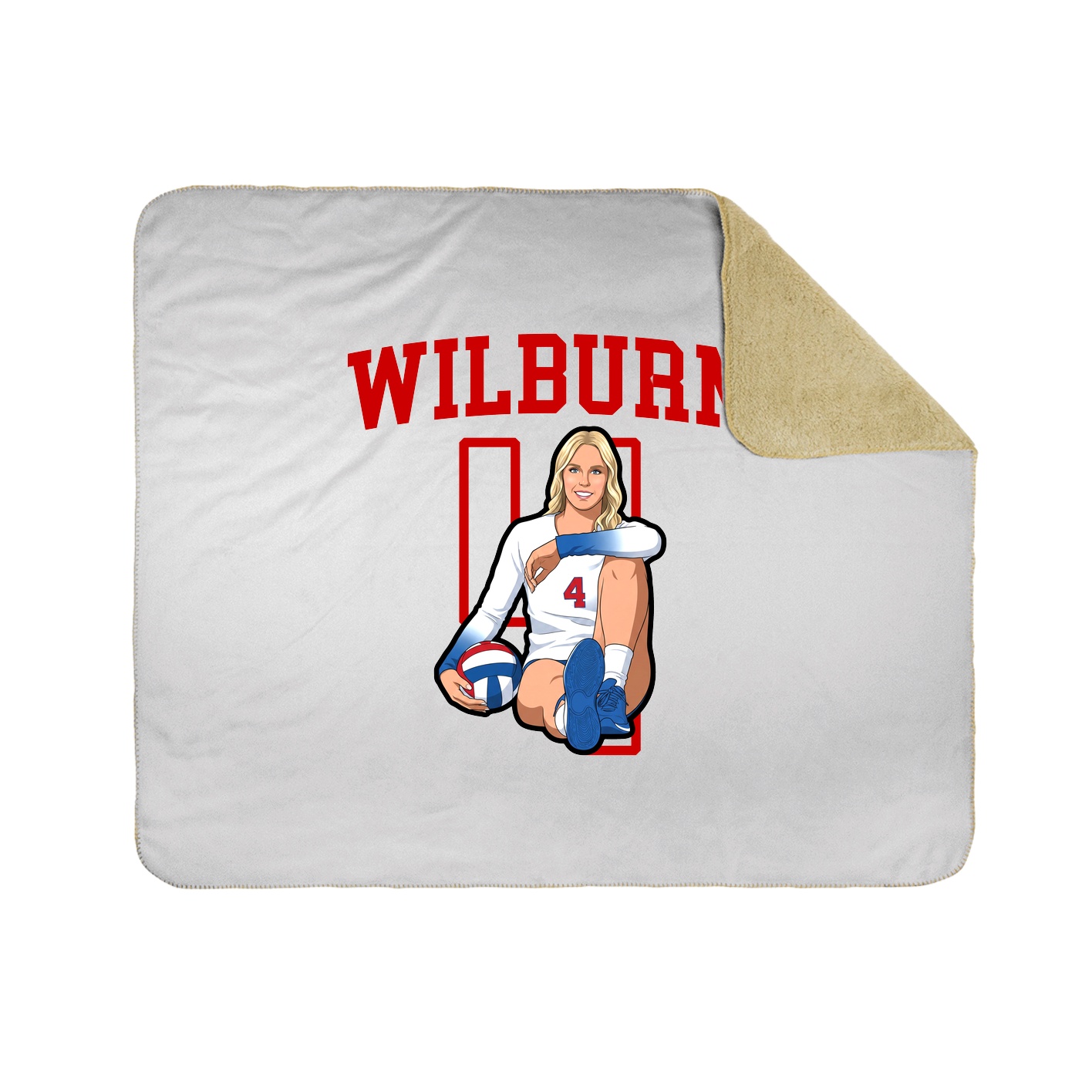 50x60 Sherpa Lined Throw Blanket