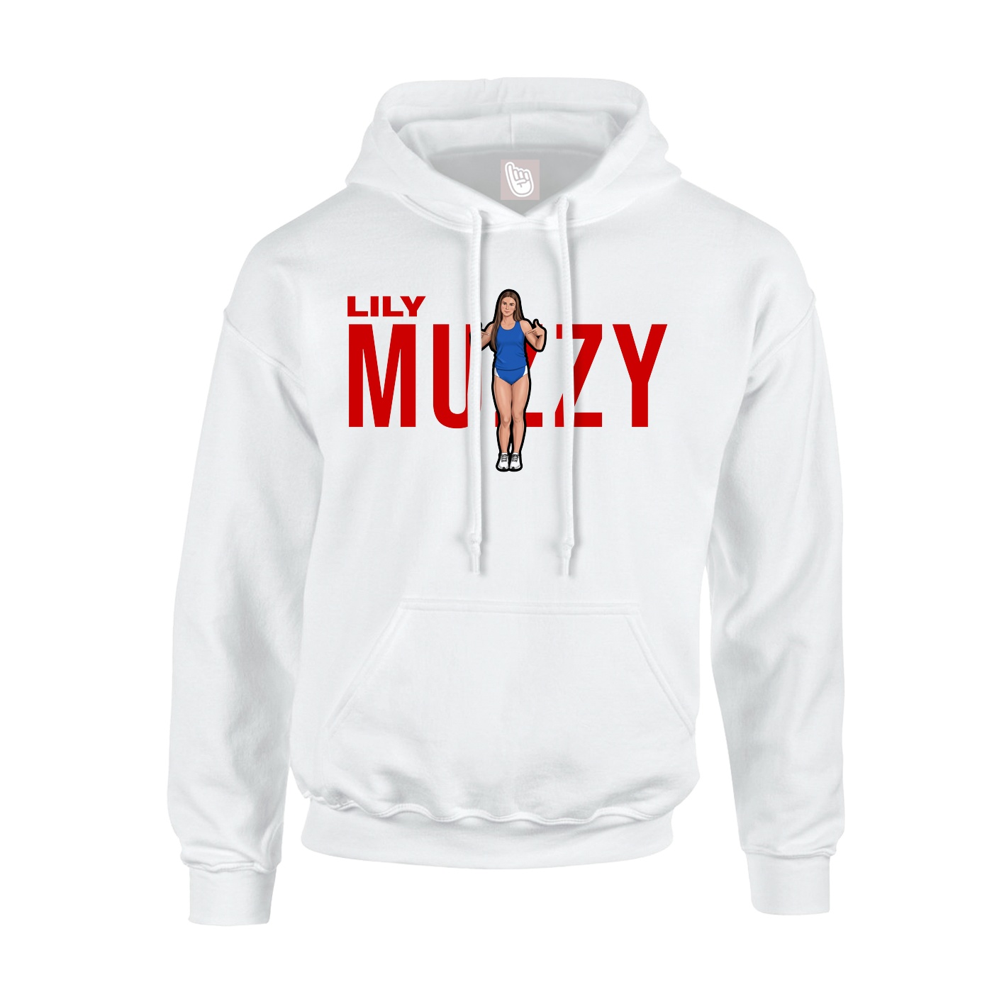 Hoodie — Player Name in White