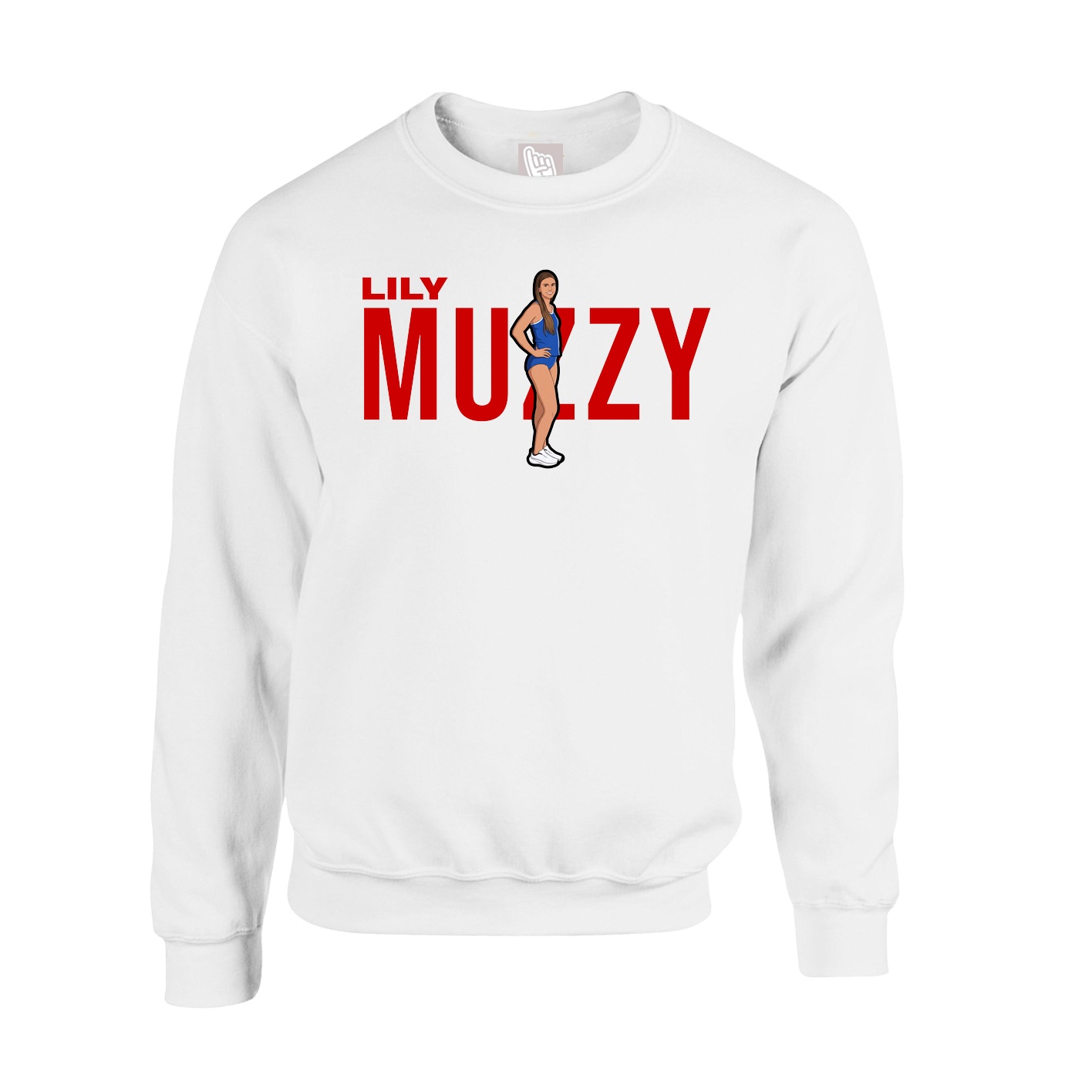 Fleece Crew — Player Name in White