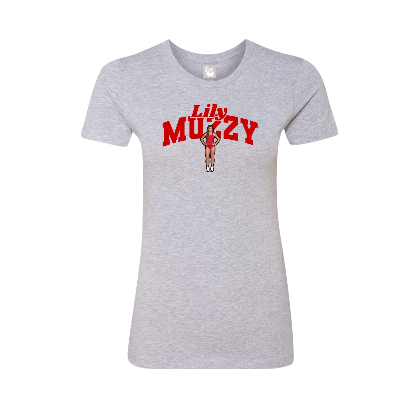 Womens Tee — Signature Arch in Grey