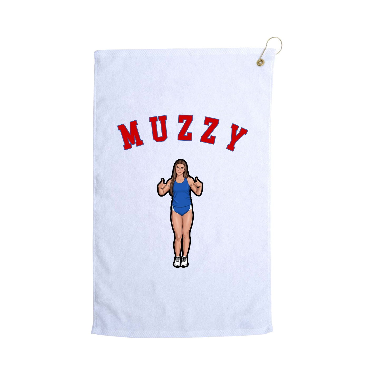 Golf Towel — Shirsey Arch in White