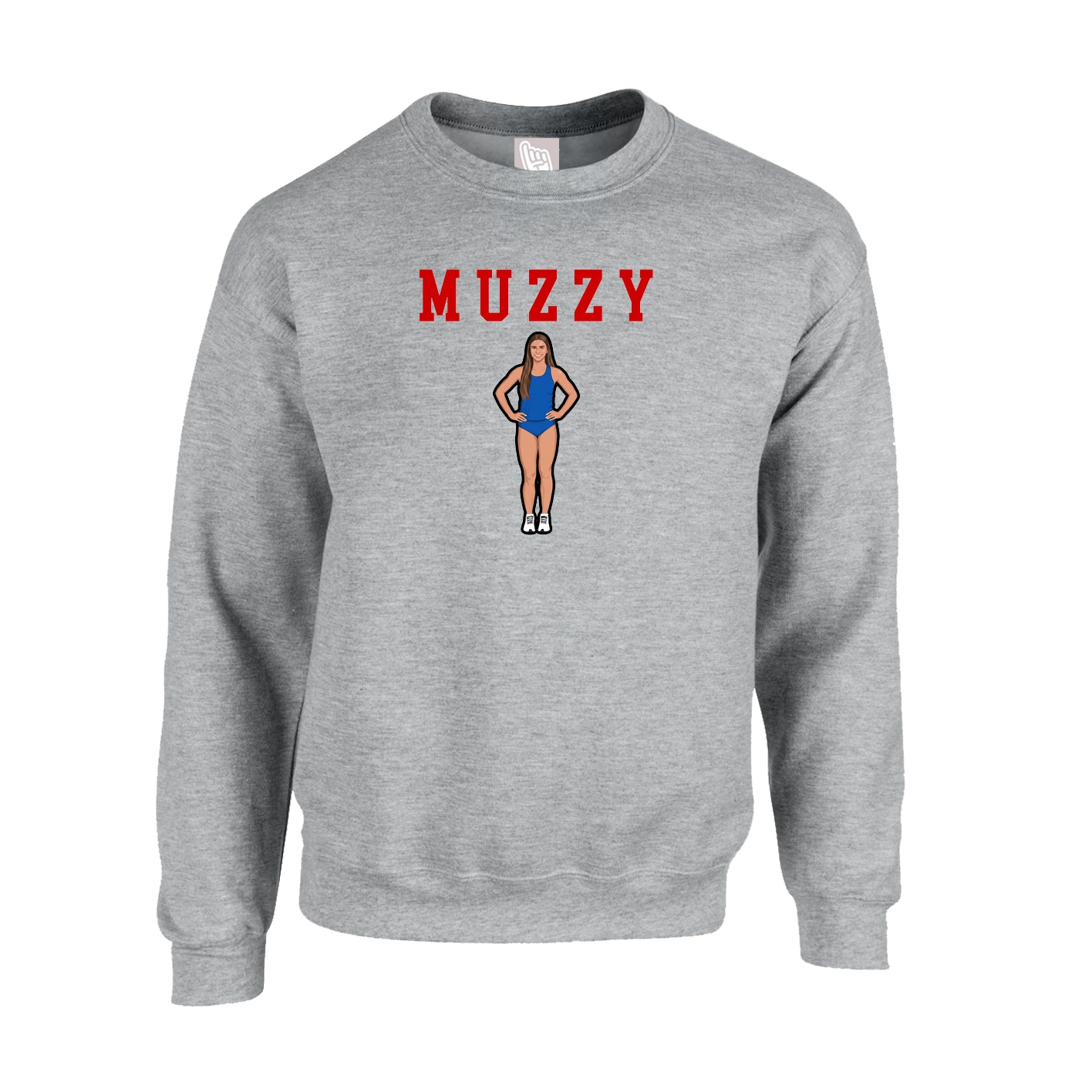 Fleece Crew — Shirsey in Grey
