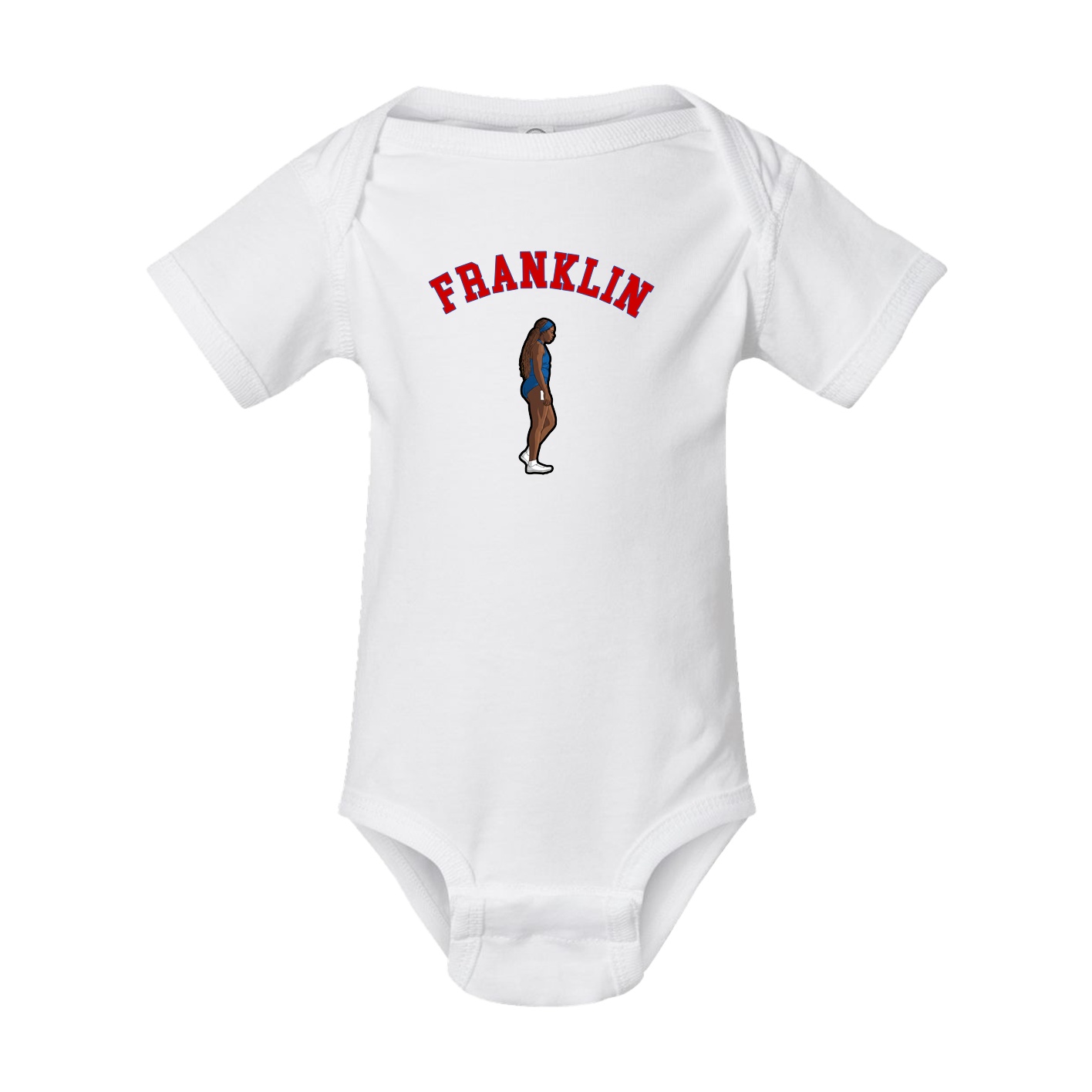Baby Onesie — Shirsey Arch in White