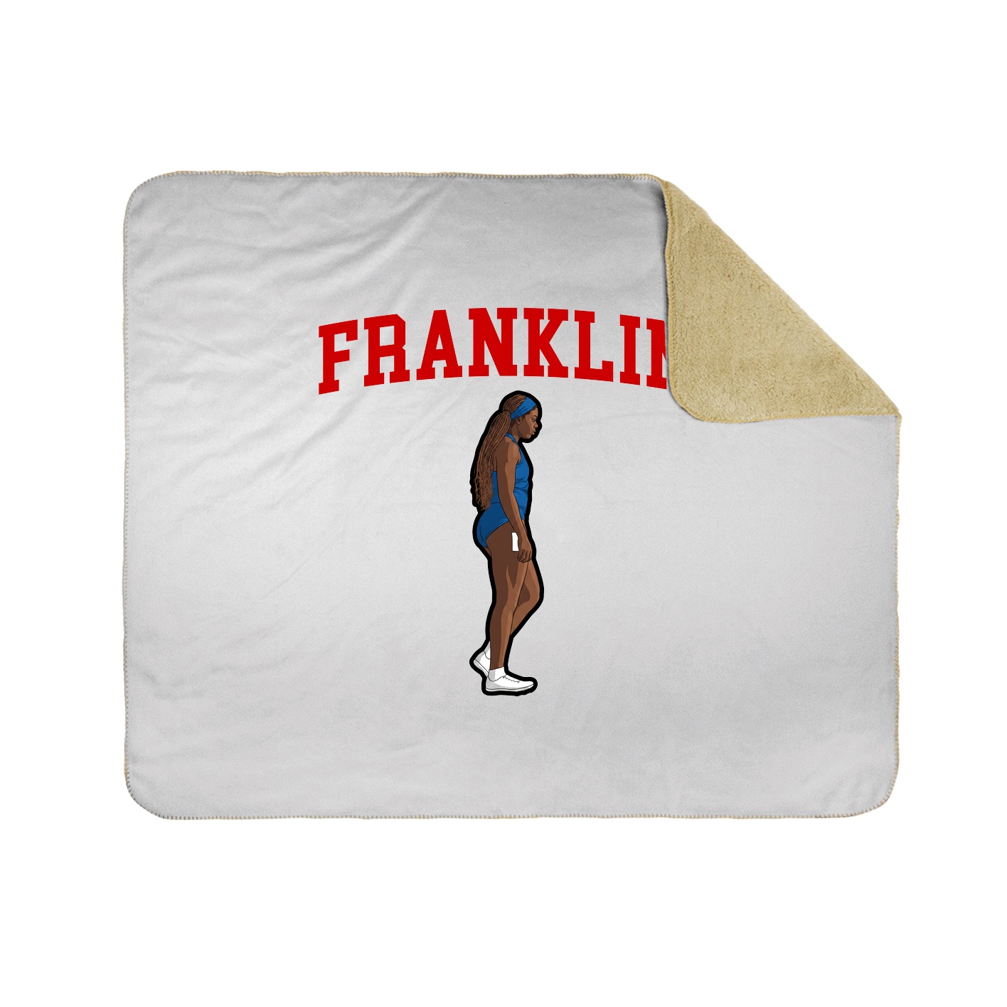 Throw Blanket — Shirsey in White