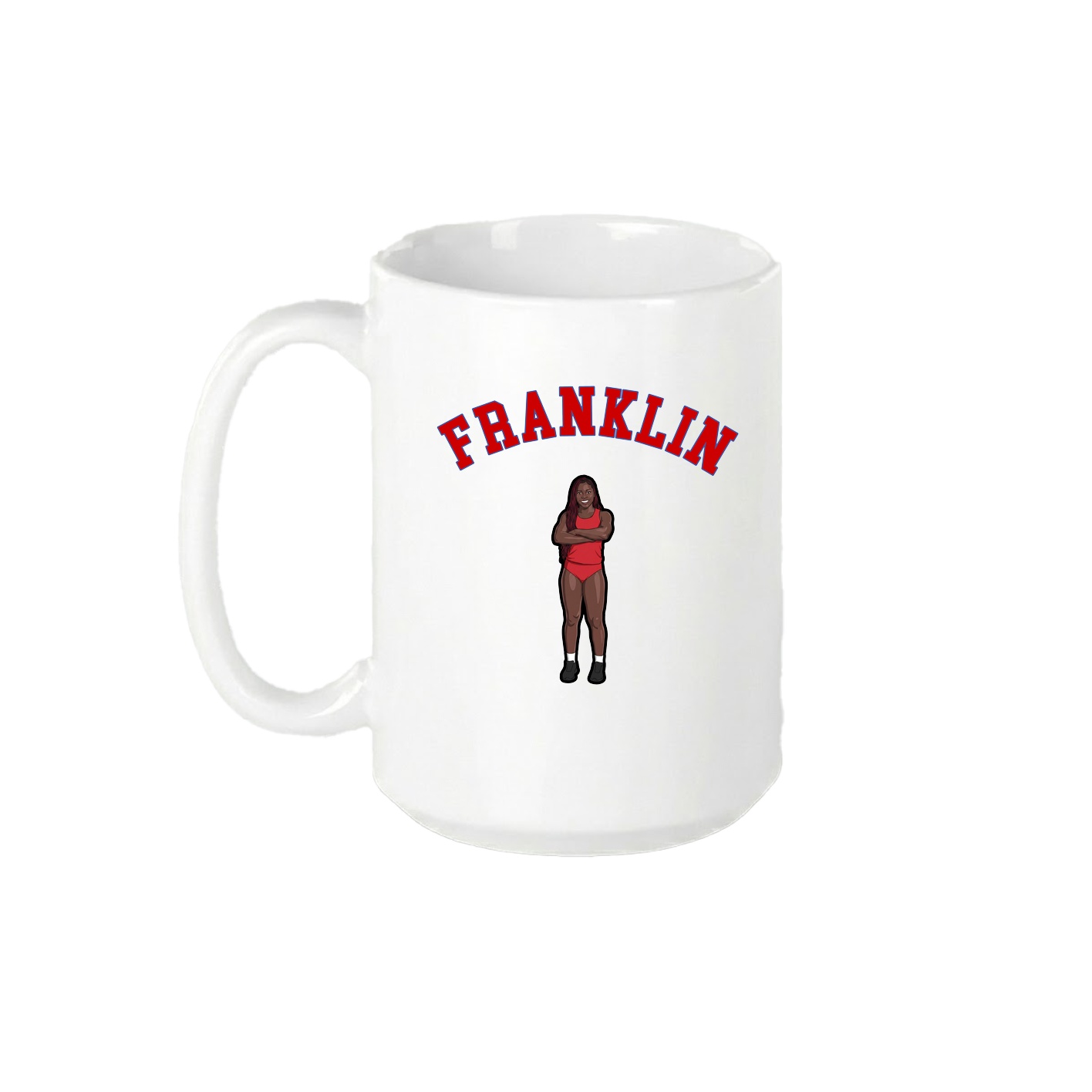 15oz Coffee Mug — Shirsey Arch in White